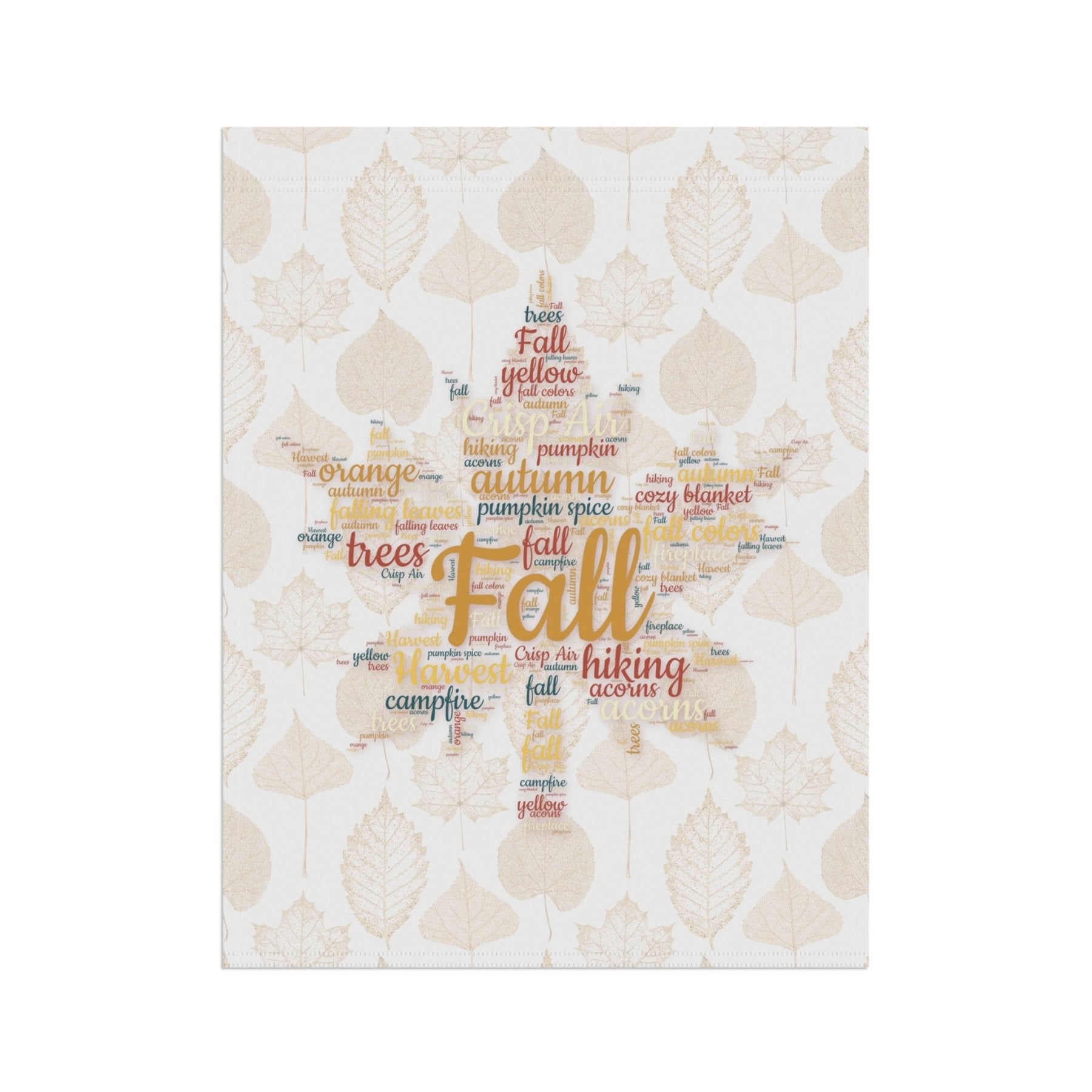 Fall Leaves Garden Flag & Fall Leaves House Flag, (4.2) - Janlyn's Crafts