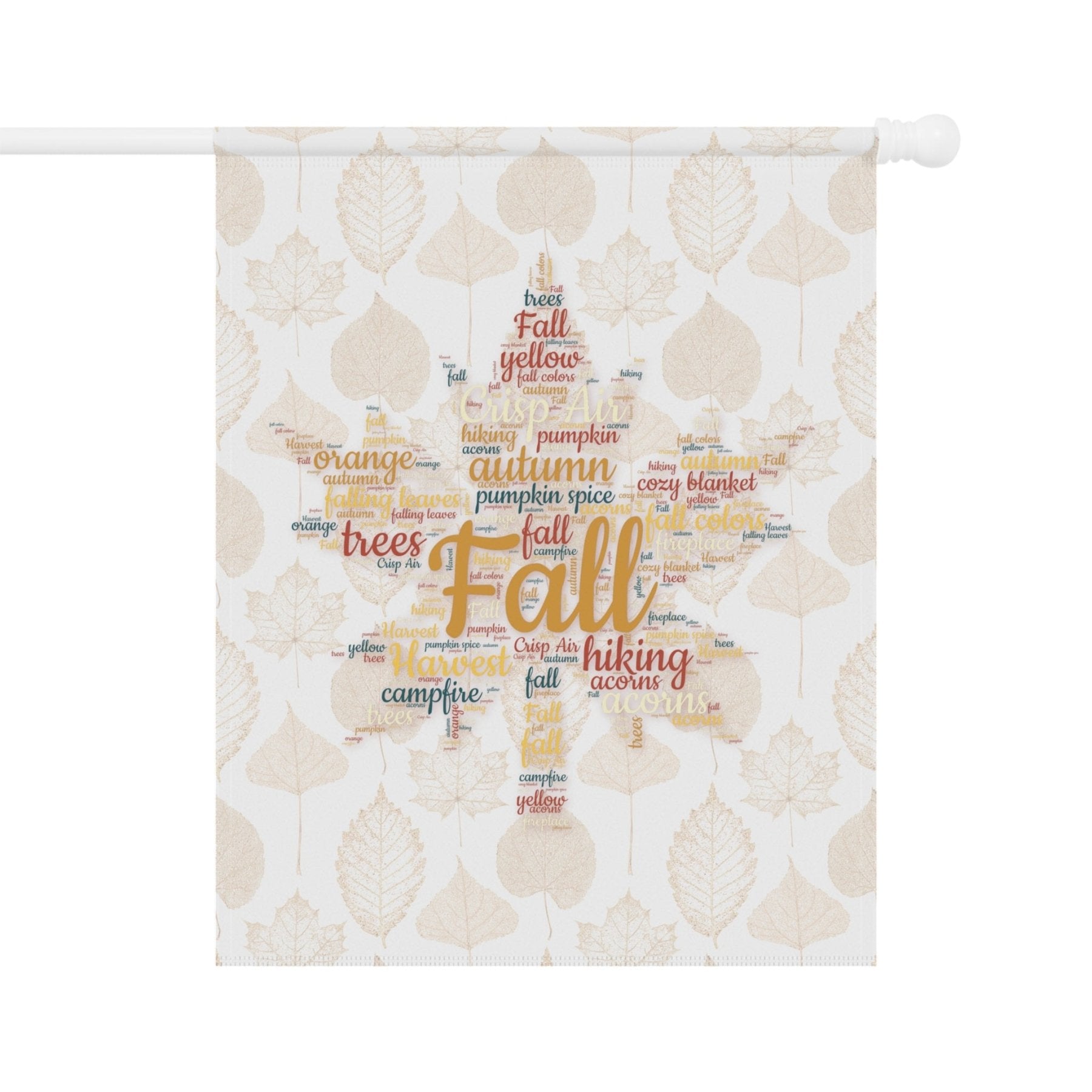 Fall Leaves Garden Flag & Fall Leaves House Flag, (4.2) - Janlyn's Crafts