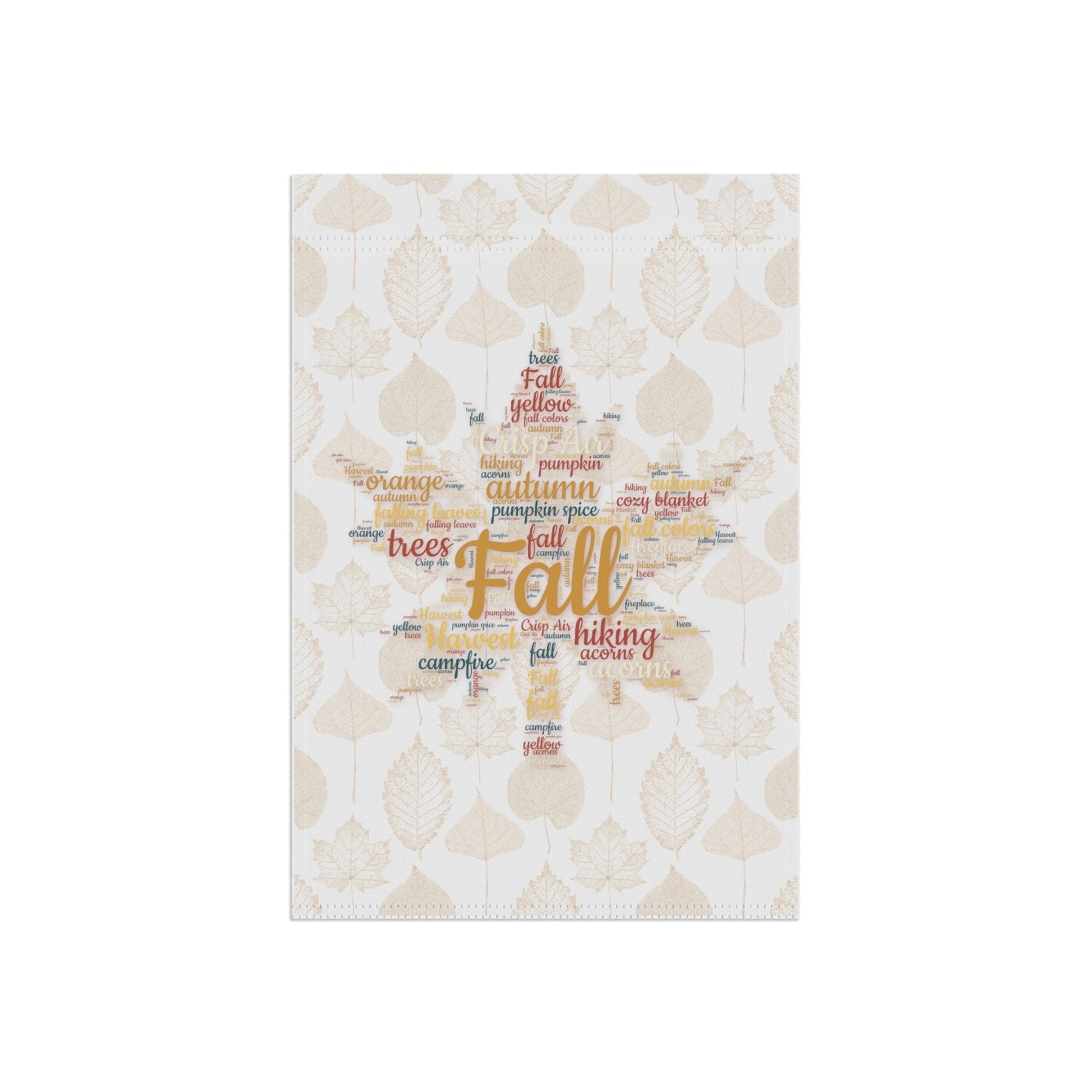 Fall Leaves Garden Flag & Fall Leaves House Flag, (4.2) - Janlyn's Crafts