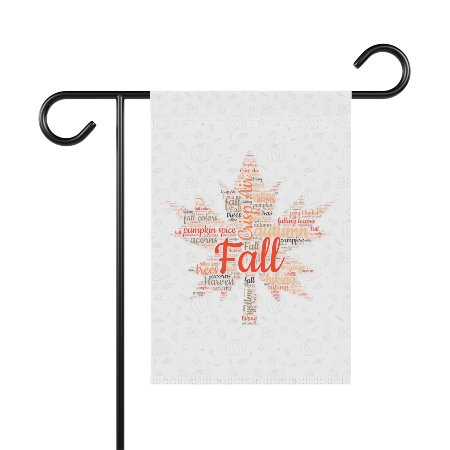 Fall Leaves Garden Flag & Fall Leaves House Flag, (6.1) - Janlyn's Crafts