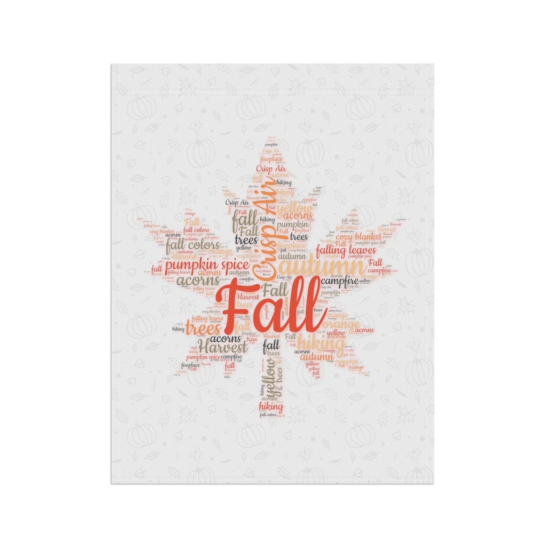 Fall Leaves Garden Flag & Fall Leaves House Flag, (6.1) - Janlyn's Crafts