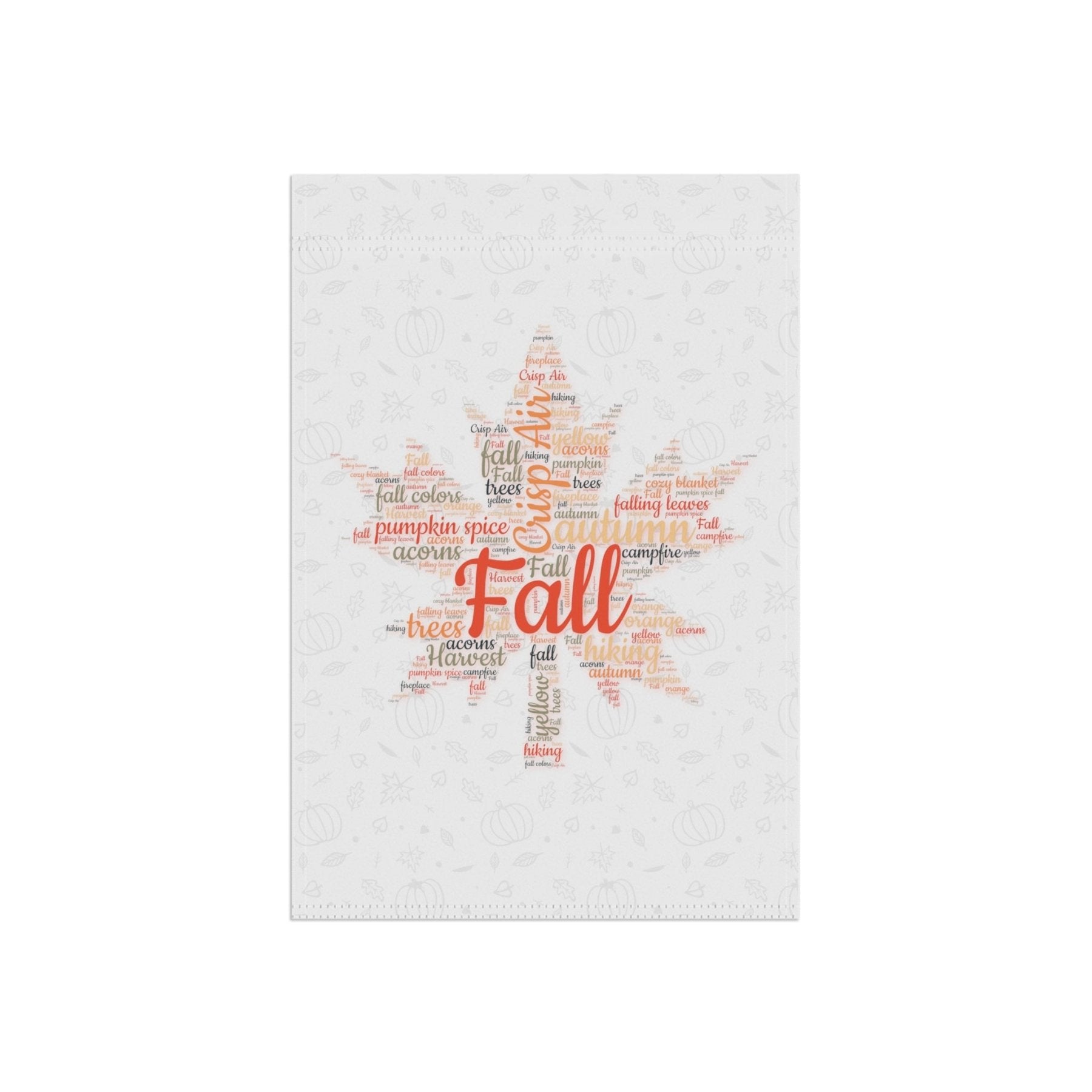 Fall Leaves Garden Flag & Fall Leaves House Flag, (6.1) - Janlyn's Crafts