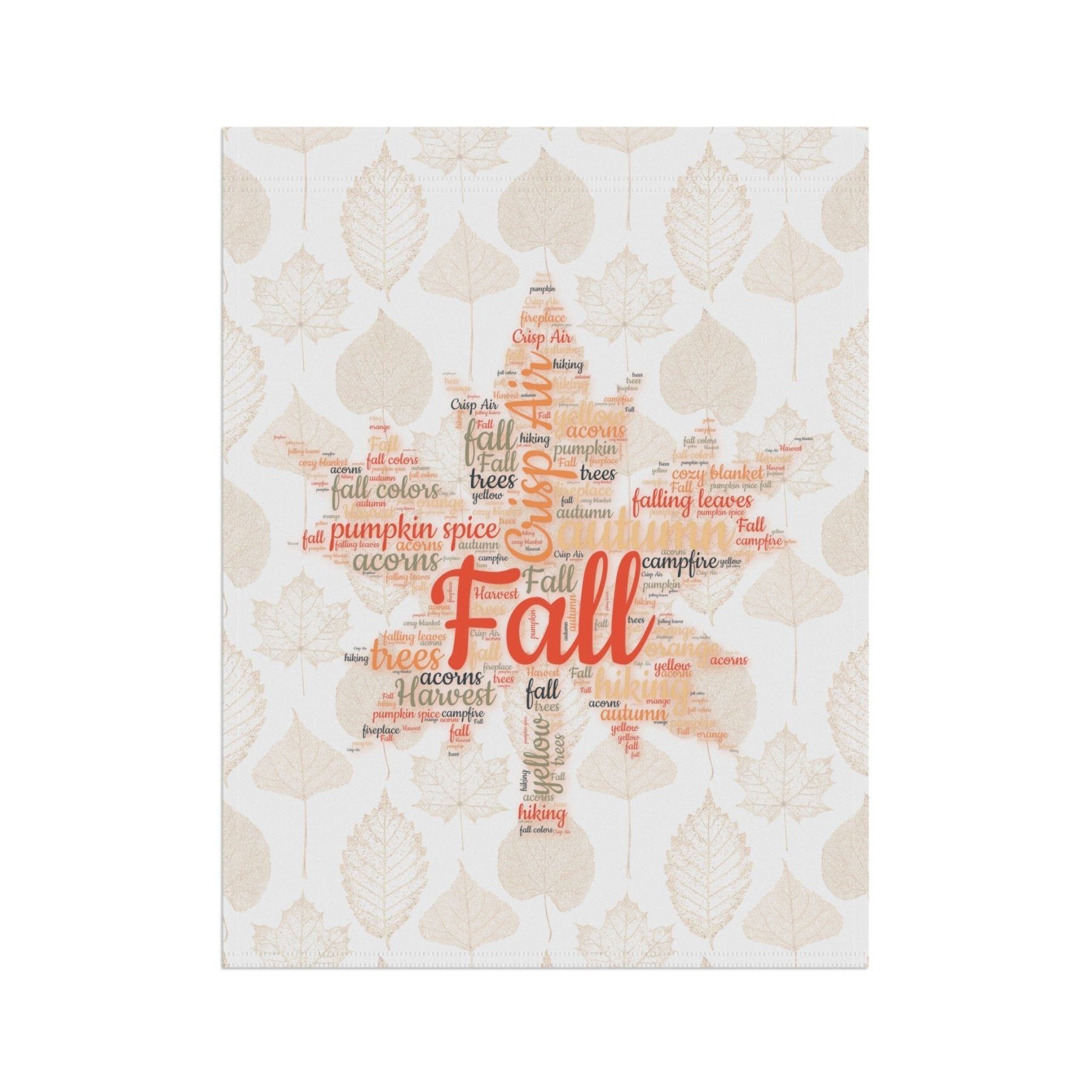 Fall Leaves Garden Flag & Fall Leaves House Flag, (6.2) - Janlyn's Crafts