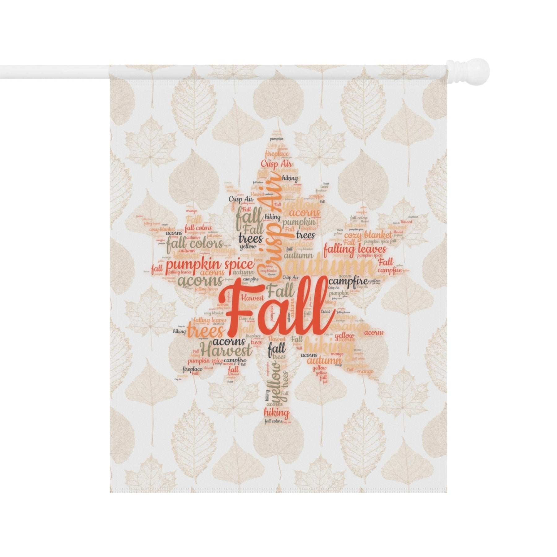 Fall Leaves Garden Flag & Fall Leaves House Flag, (6.2) - Janlyn's Crafts