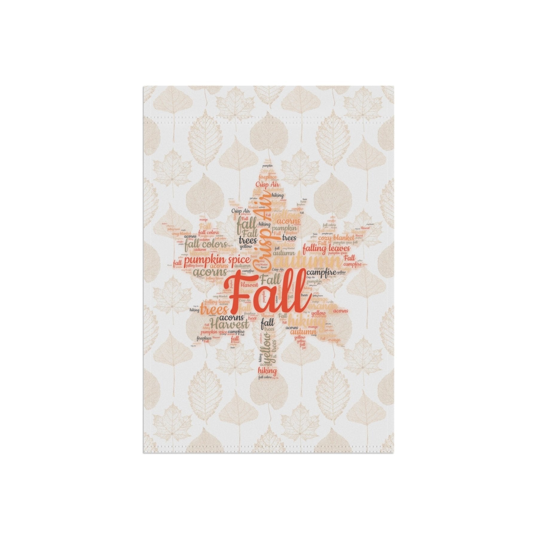 Fall Leaves Garden Flag & Fall Leaves House Flag, (6.2) - Janlyn's Crafts