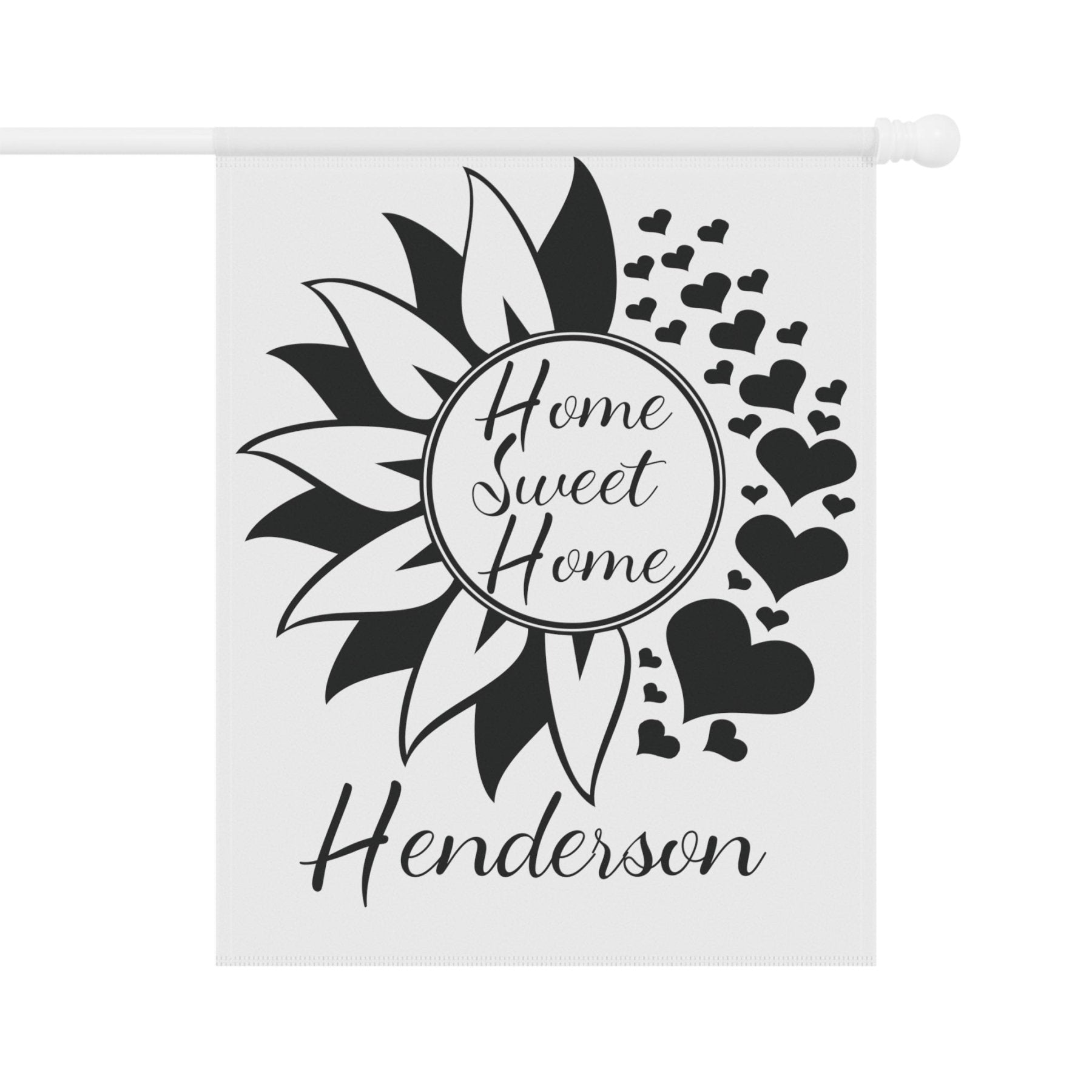 Flower & Hearts Garden, Lawn, House, Home Sweet Home Name - Janlyn's Crafts