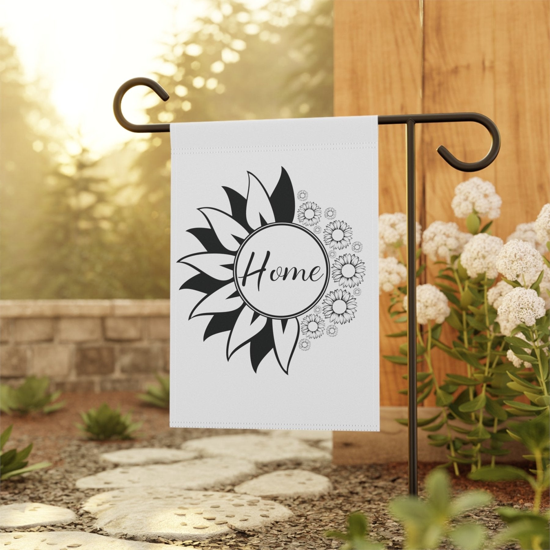 Flowers Garden, Lawn, House, Home - Janlyn's Crafts