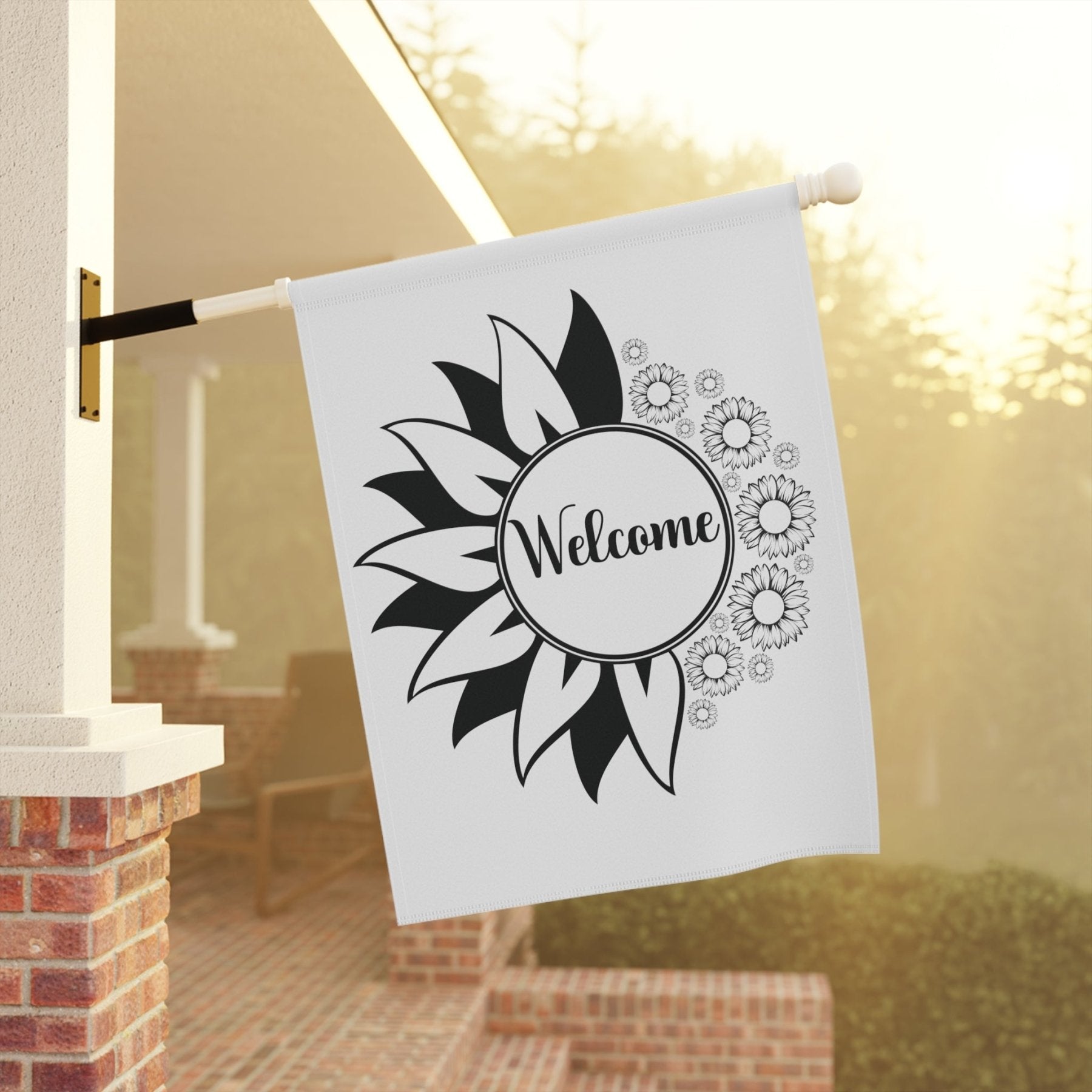 Flowers Garden, Lawn, House, Welcome - Janlyn's Crafts