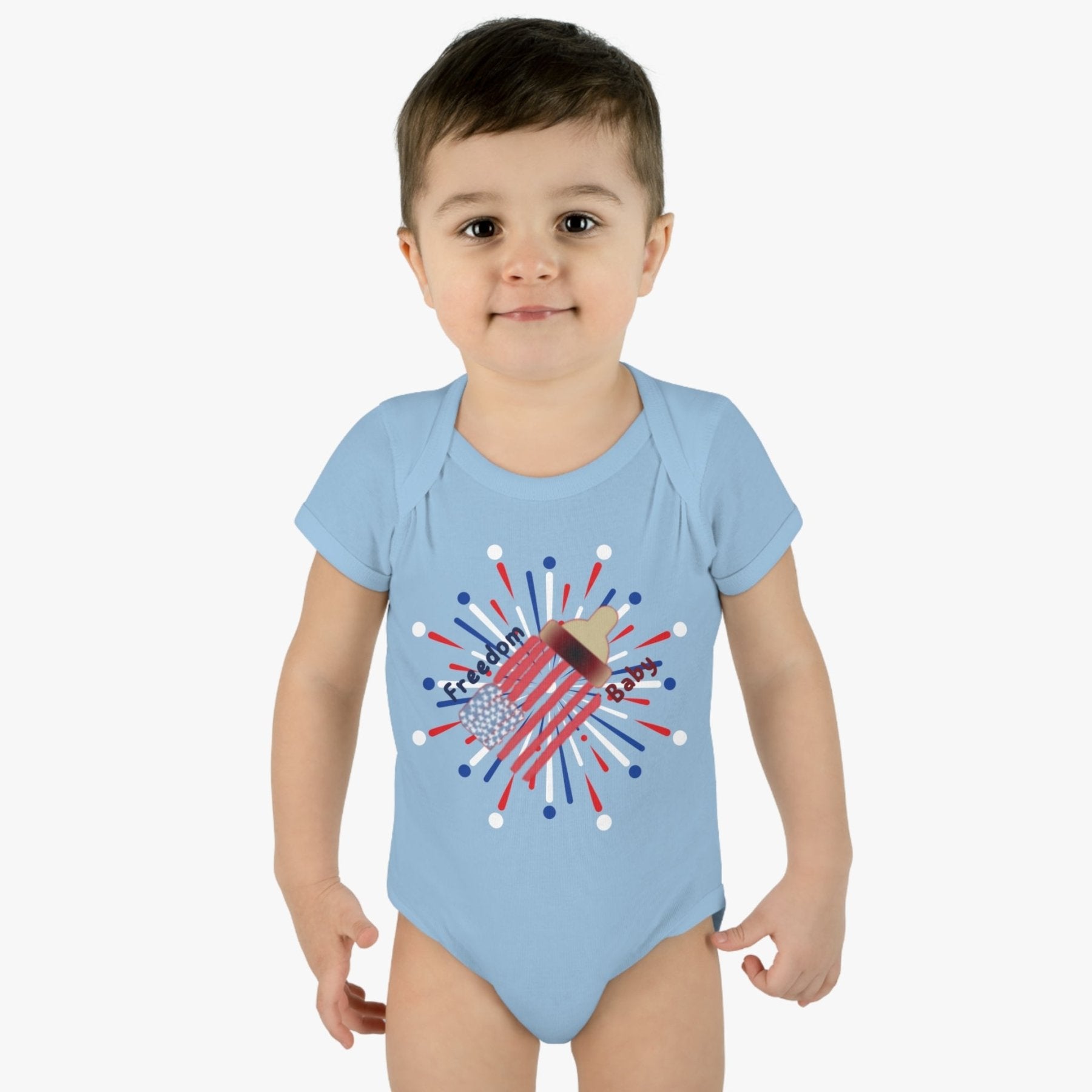 Freedom Baby, Onesie, Bodysuit, 0M-24M - Janlyn's Crafts