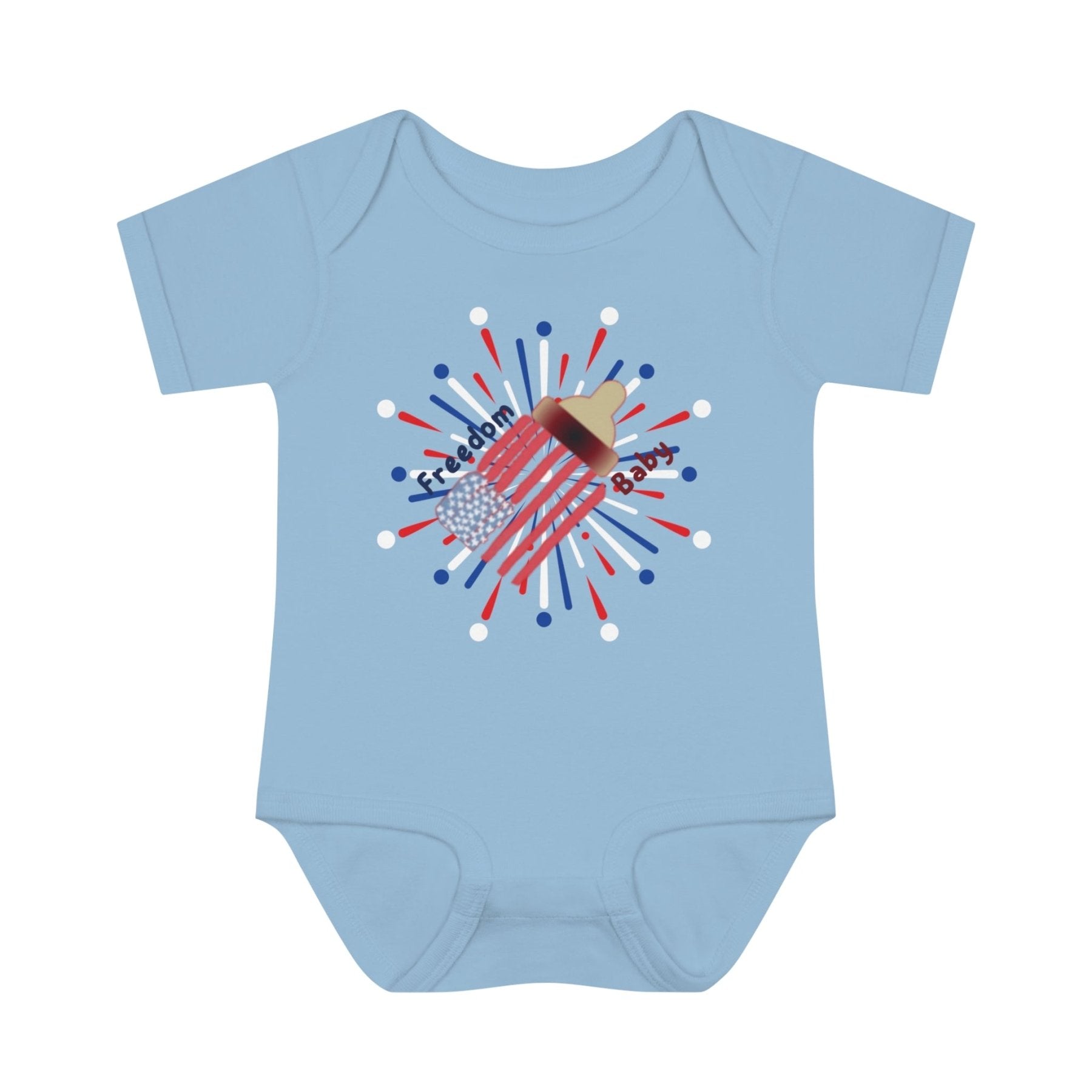 Freedom Baby, Onesie, Bodysuit, 0M-24M - Janlyn's Crafts