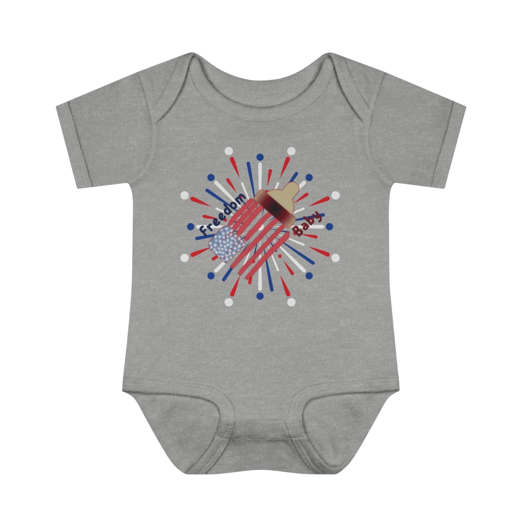 Freedom Baby, Onesie, Bodysuit, 0M-24M - Janlyn's Crafts