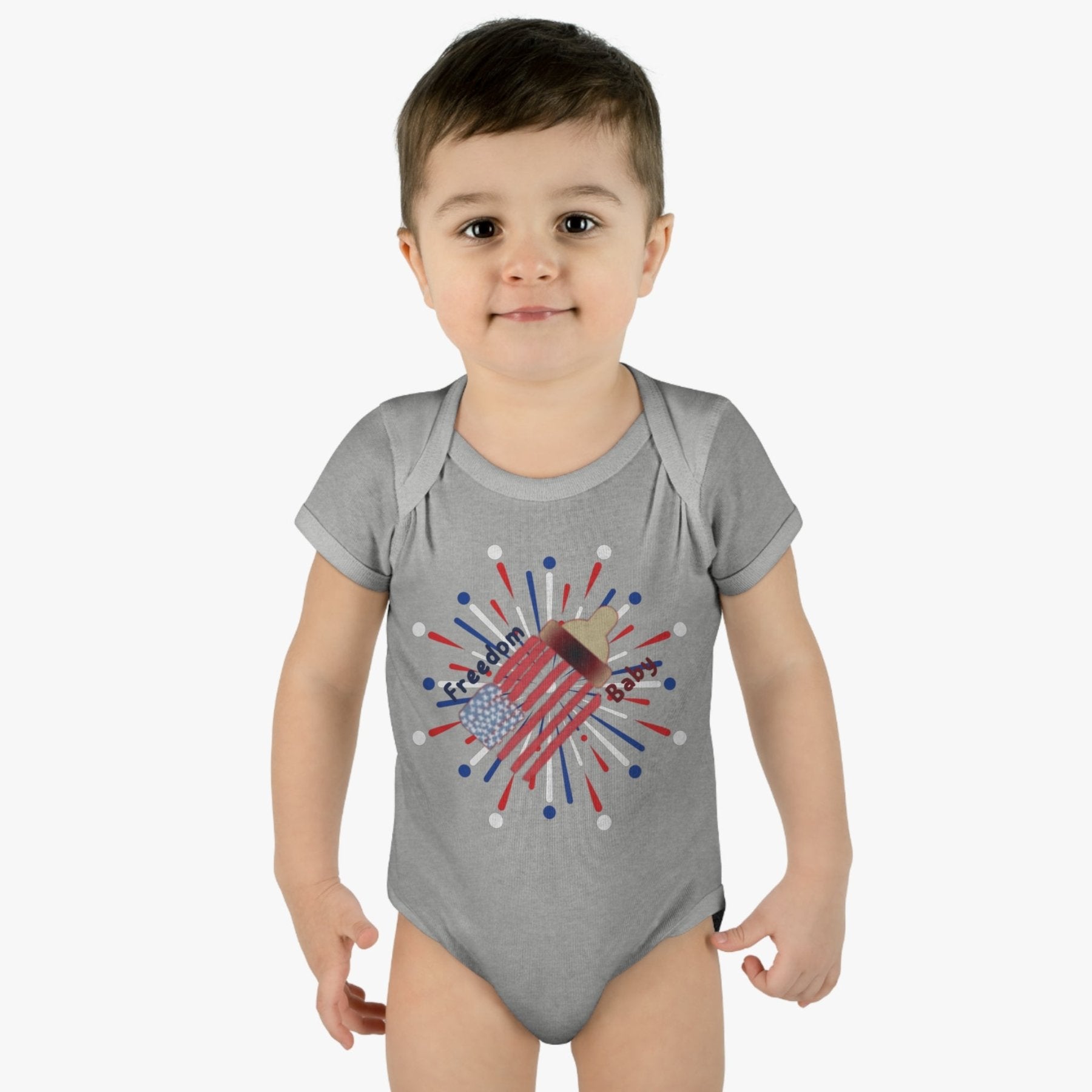 Freedom Baby, Onesie, Bodysuit, 0M-24M - Janlyn's Crafts