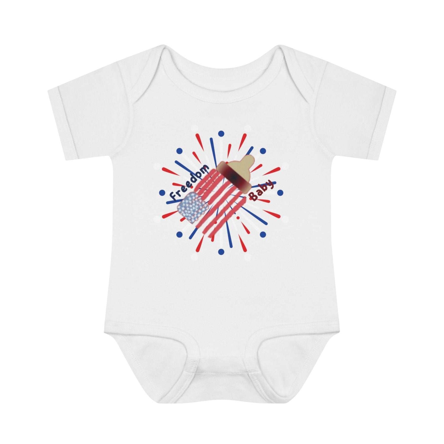 Freedom Baby, Onesie, Bodysuit, 0M-24M - Janlyn's Crafts