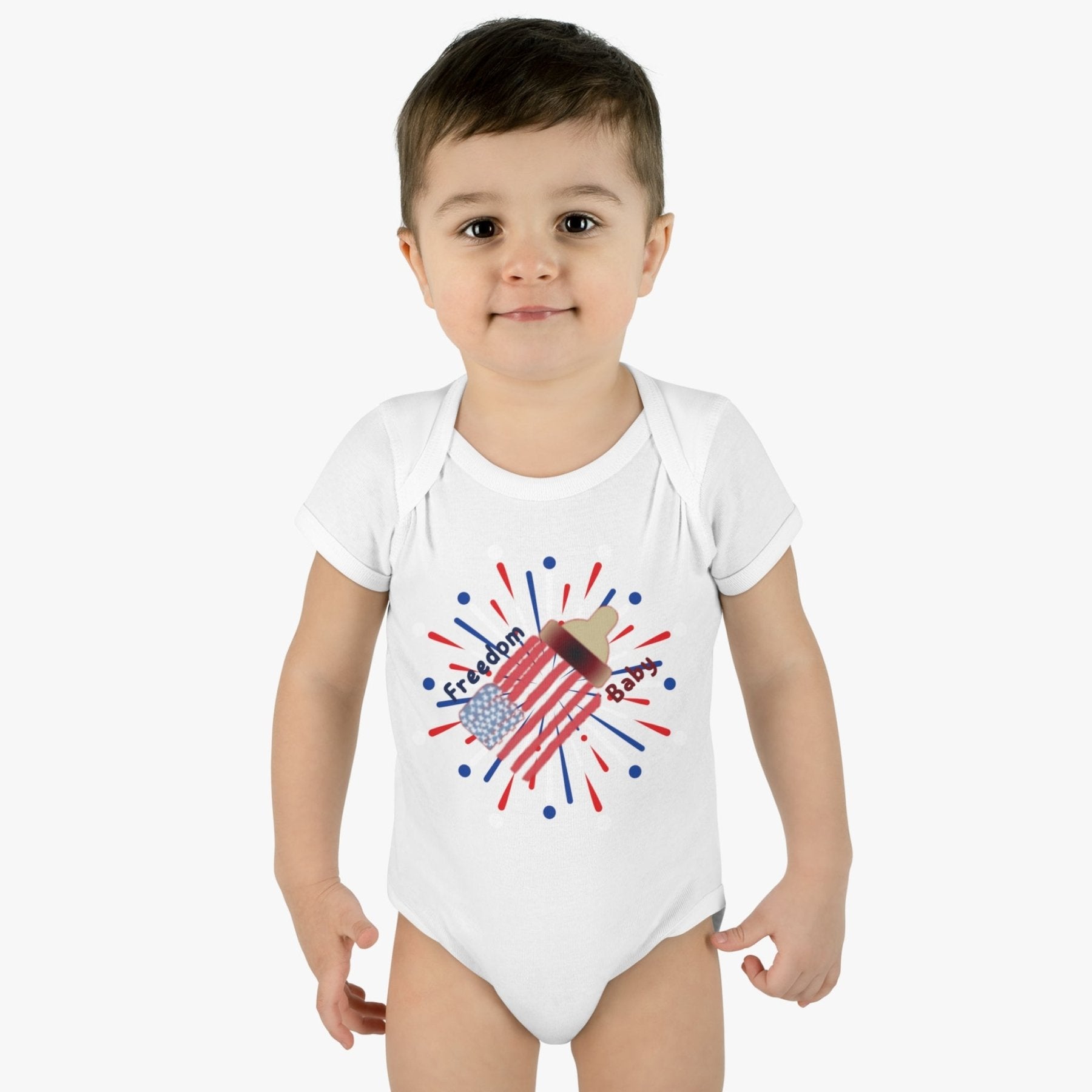 Freedom Baby, Onesie, Bodysuit, 0M-24M - Janlyn's Crafts