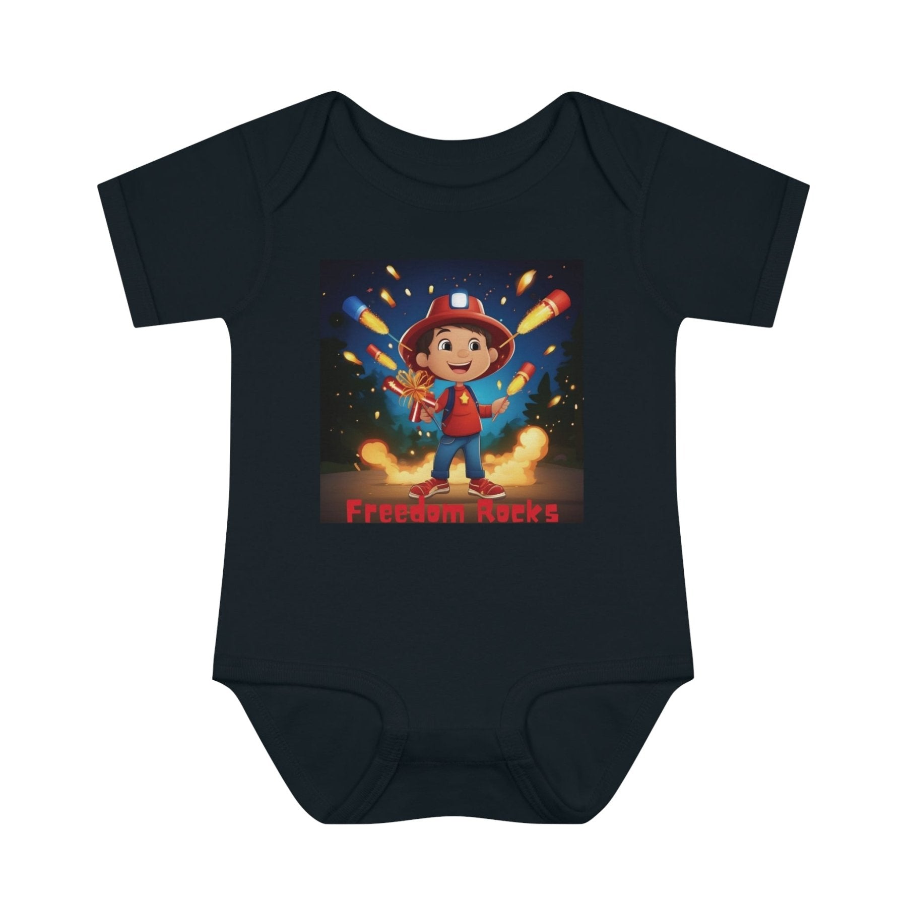 Freedom Rocks, Onesie, Bodysuit, 0M-24M - Janlyn's Crafts