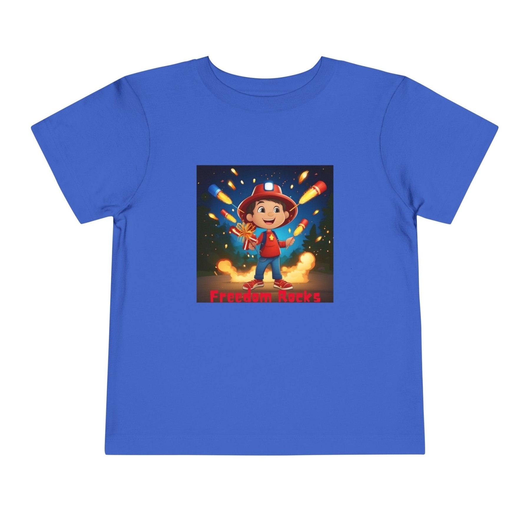 Freedom Rocks, Toddler Short Sleeve Tee, 2T-5T - Janlyn's Crafts