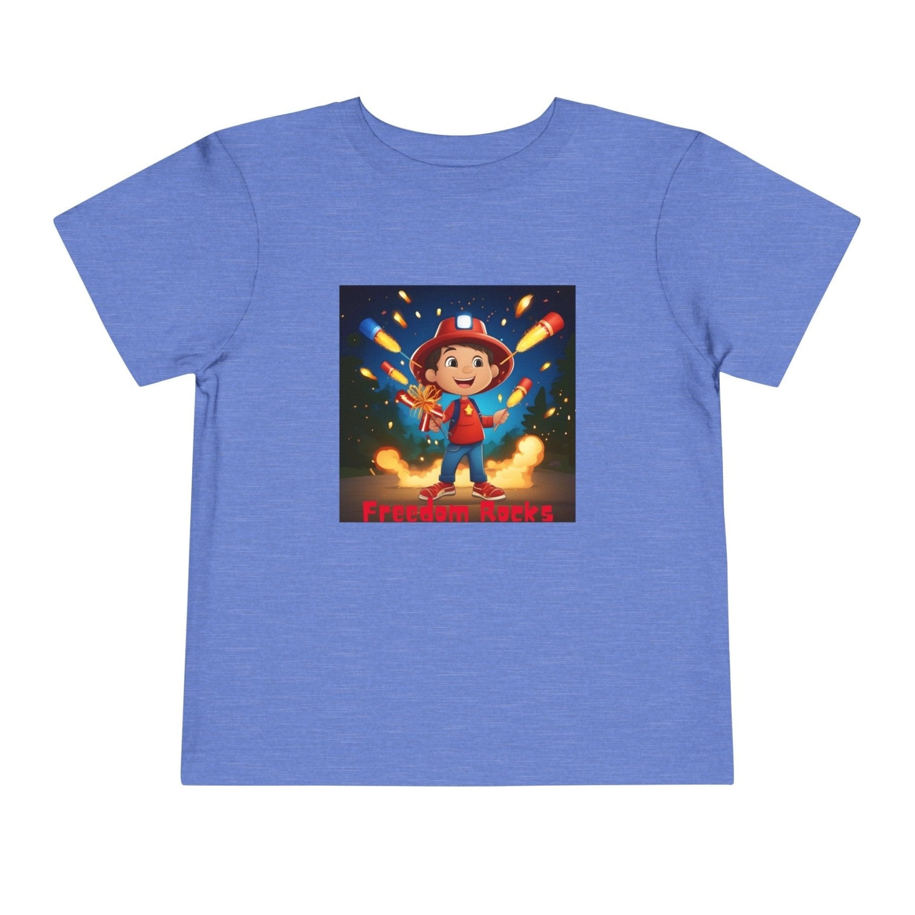 Freedom Rocks, Toddler Short Sleeve Tee, 2T-5T - Janlyn's Crafts