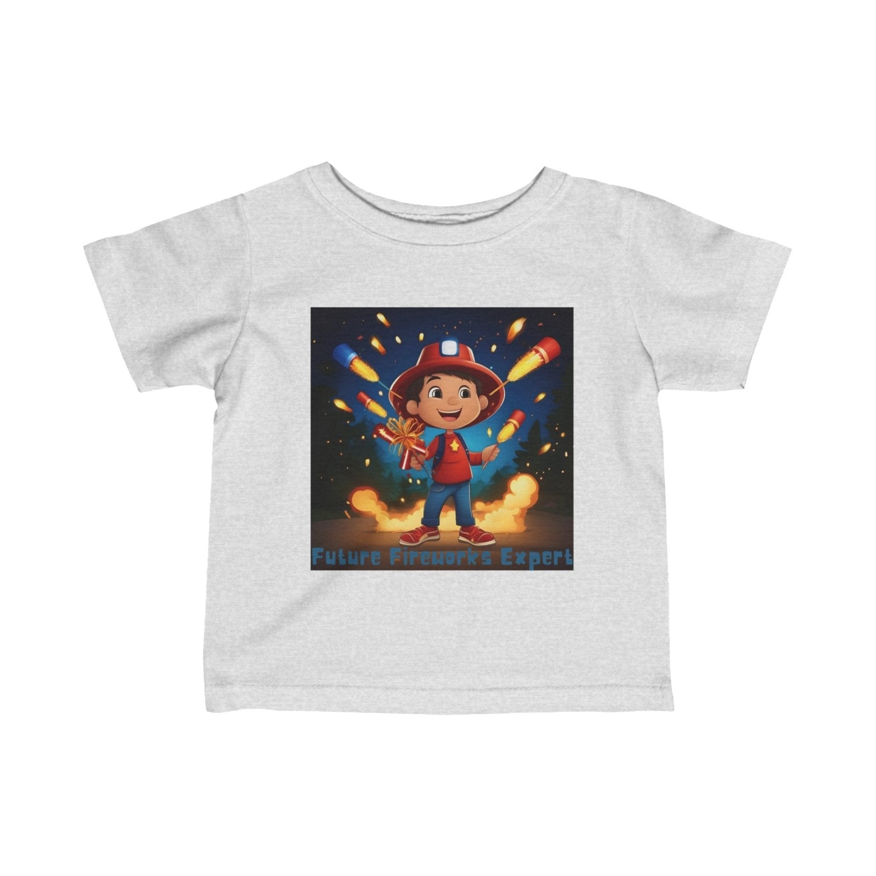 Future Fireworks Expert, Infant Fine Jersey Tee, 6M-24M - Janlyn's Crafts