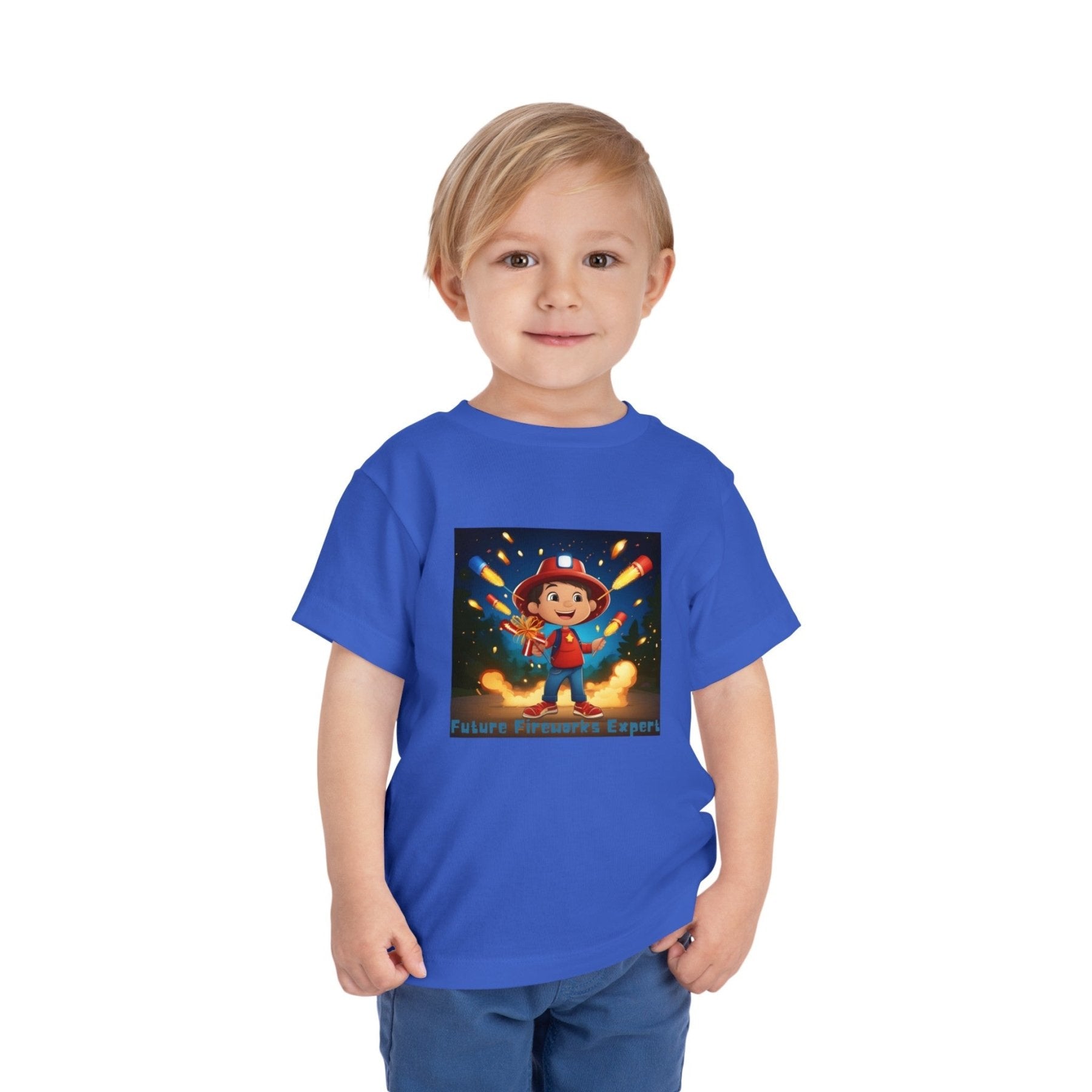 Future Fireworks Expert, Toddler Short Sleeve Tee, 2T-5T - Janlyn's Crafts