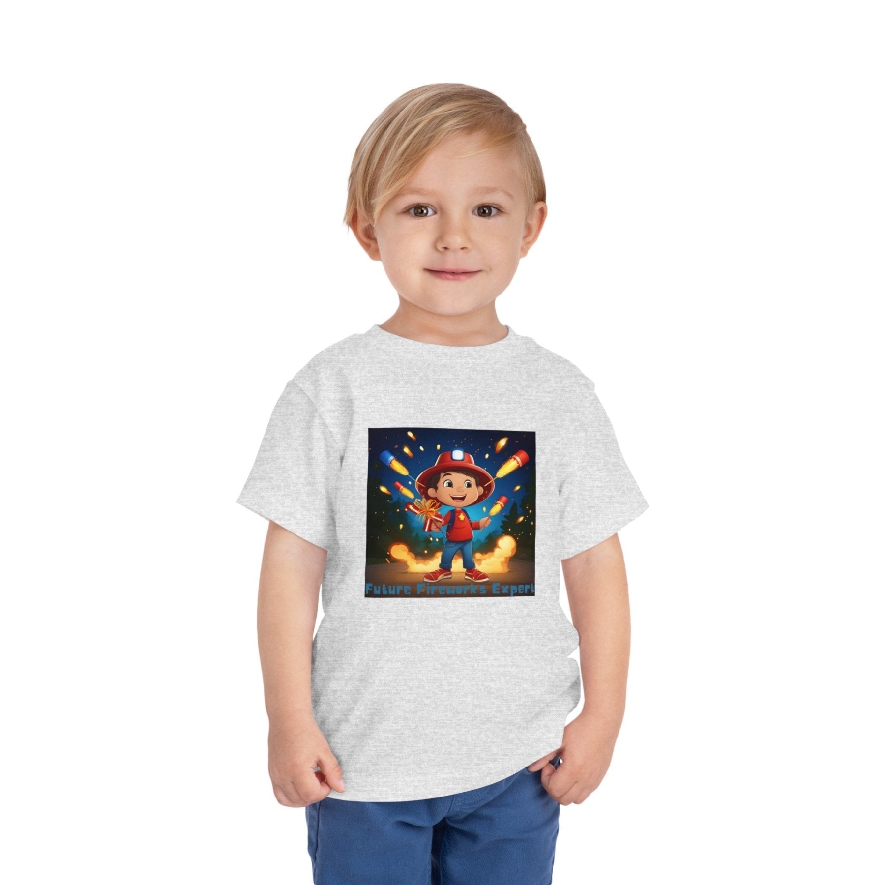 Future Fireworks Expert, Toddler Short Sleeve Tee, 2T-5T - Janlyn's Crafts