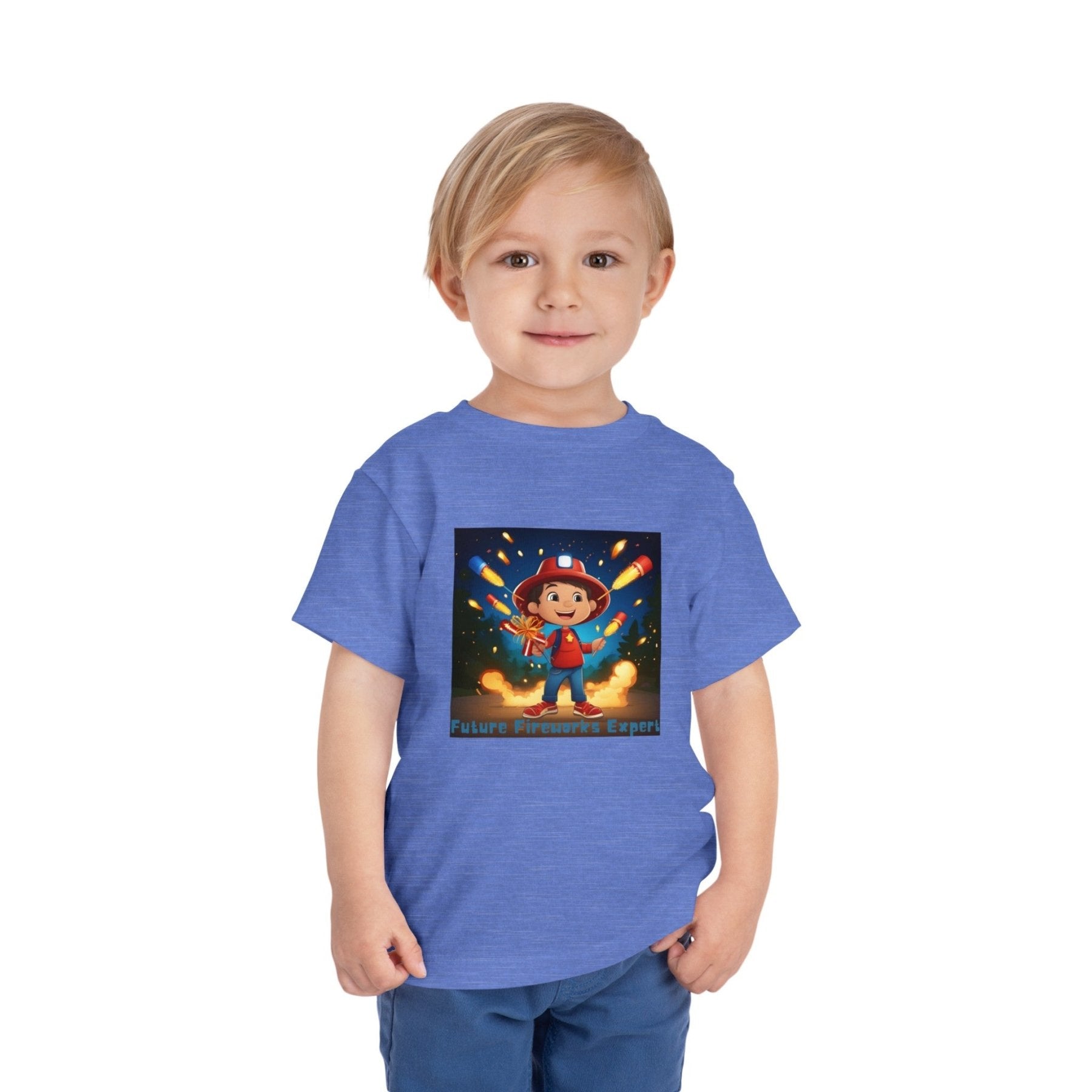 Future Fireworks Expert, Toddler Short Sleeve Tee, 2T-5T - Janlyn's Crafts