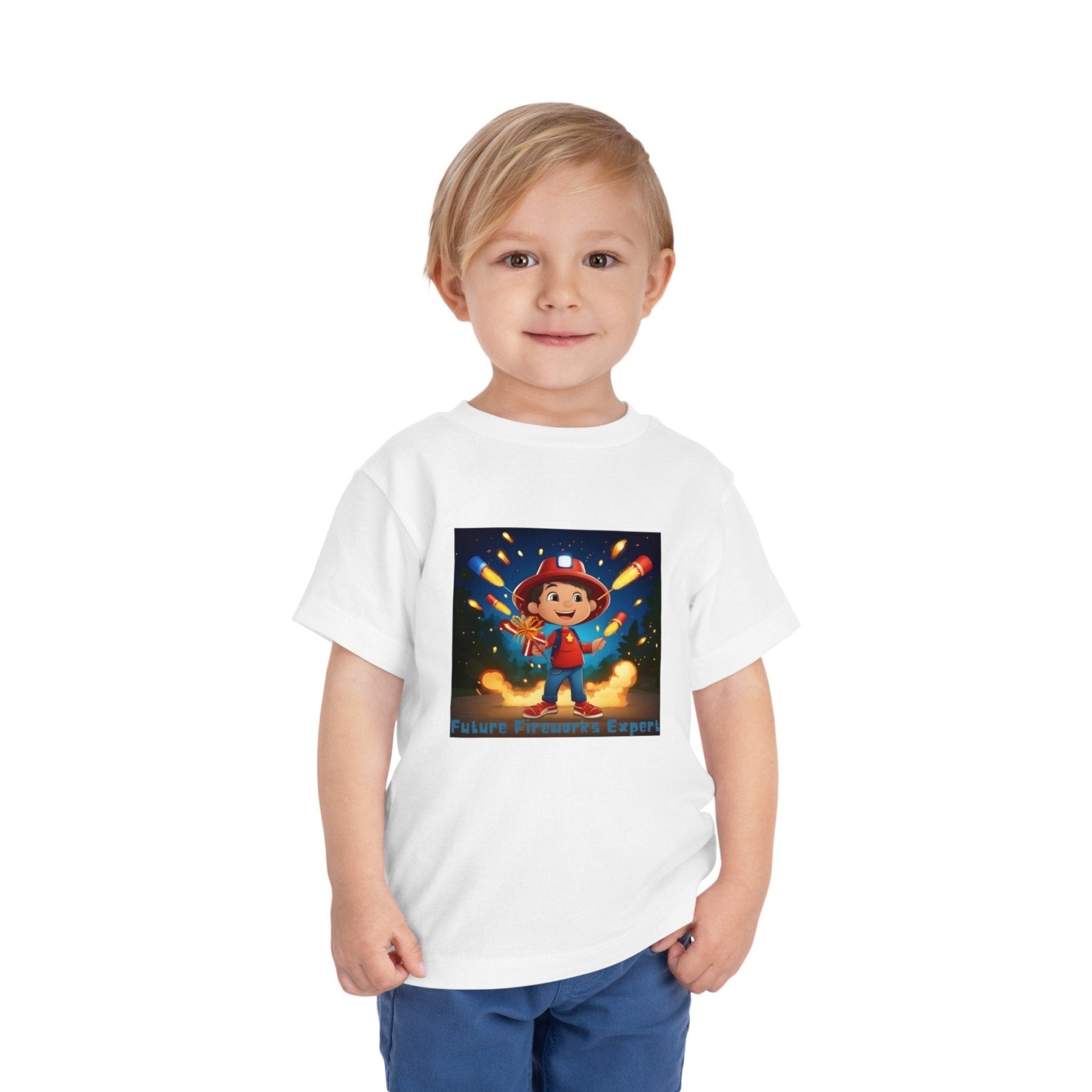 Future Fireworks Expert, Toddler Short Sleeve Tee, 2T-5T - Janlyn's Crafts