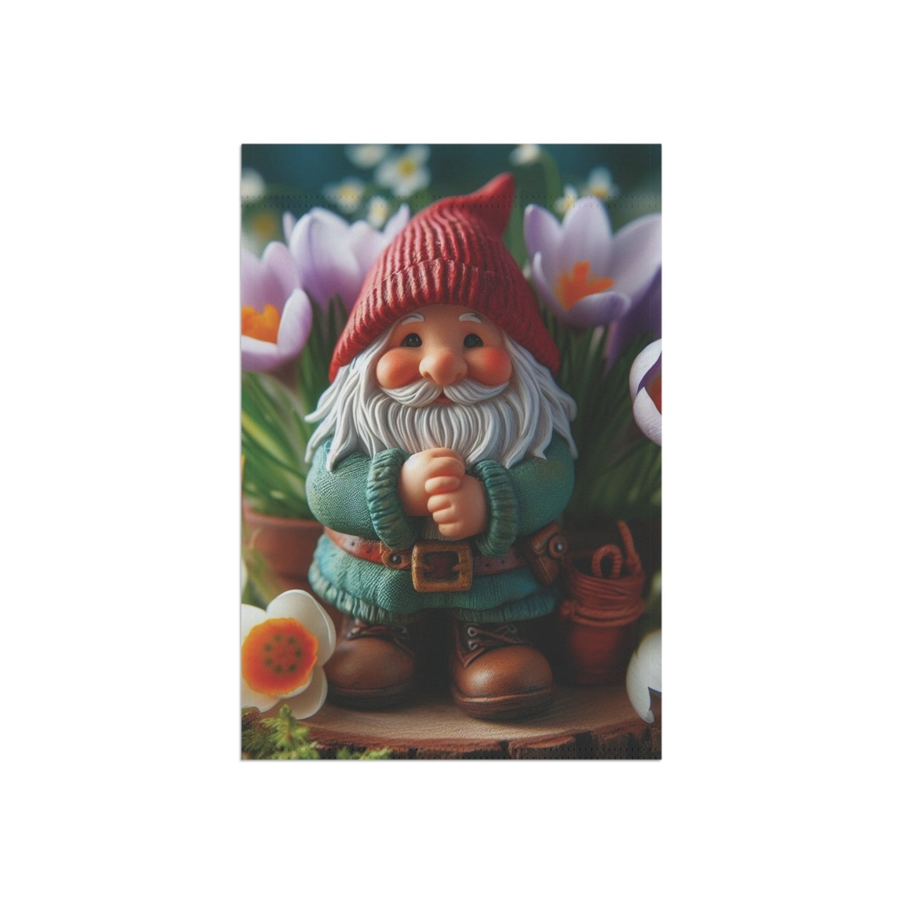 Garden Flag, Lawn Flag, House Flag, Home Flag, Gnome [17] - Janlyn's Crafts