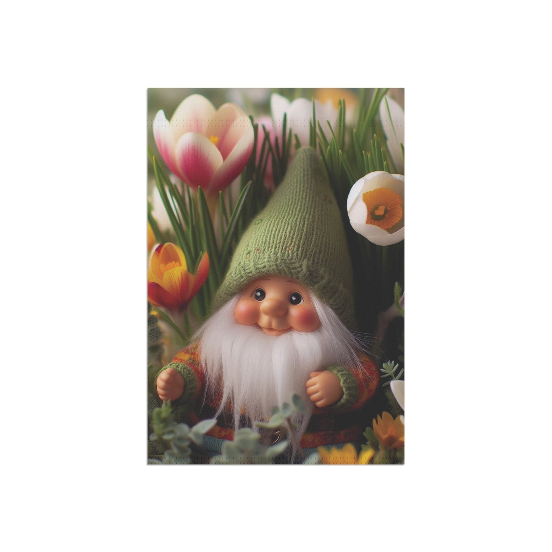 Garden Flag, Lawn Flag, House Flag, Home Flag, Gnome [19] - Janlyn's Crafts