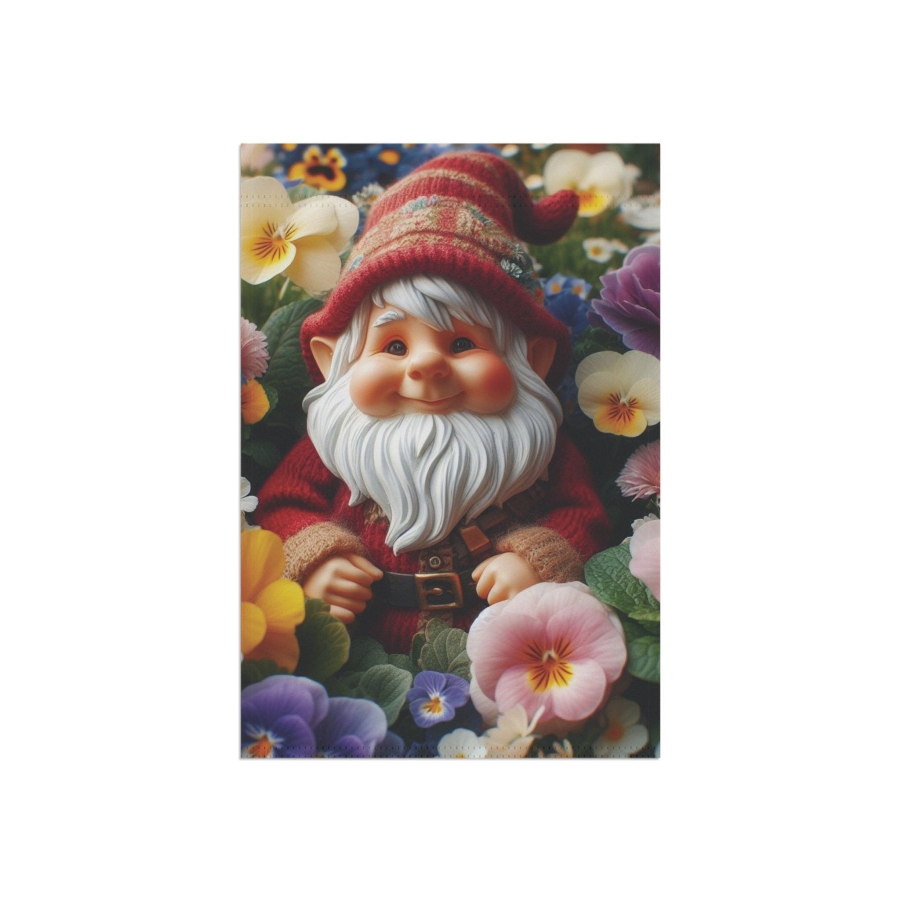 Garden Flag, Lawn Flag, House Flag, Home Flag, Gnome [2] - Janlyn's Crafts