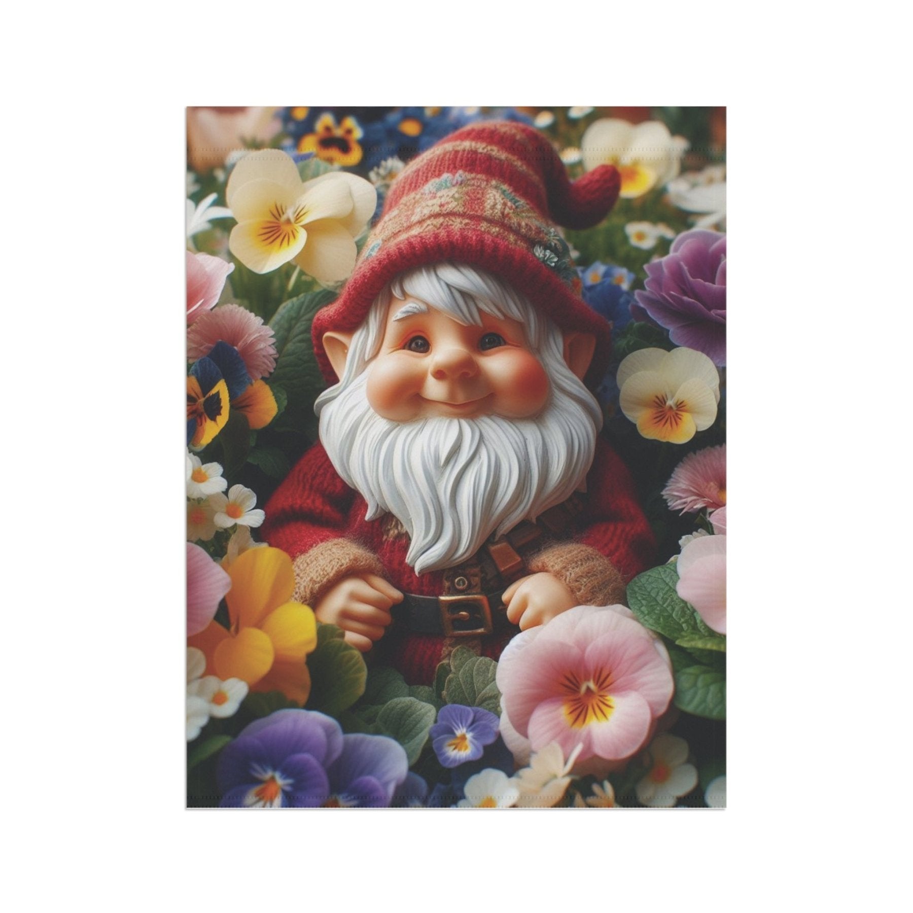 Garden Flag, Lawn Flag, House Flag, Home Flag, Gnome [2] - Janlyn's Crafts