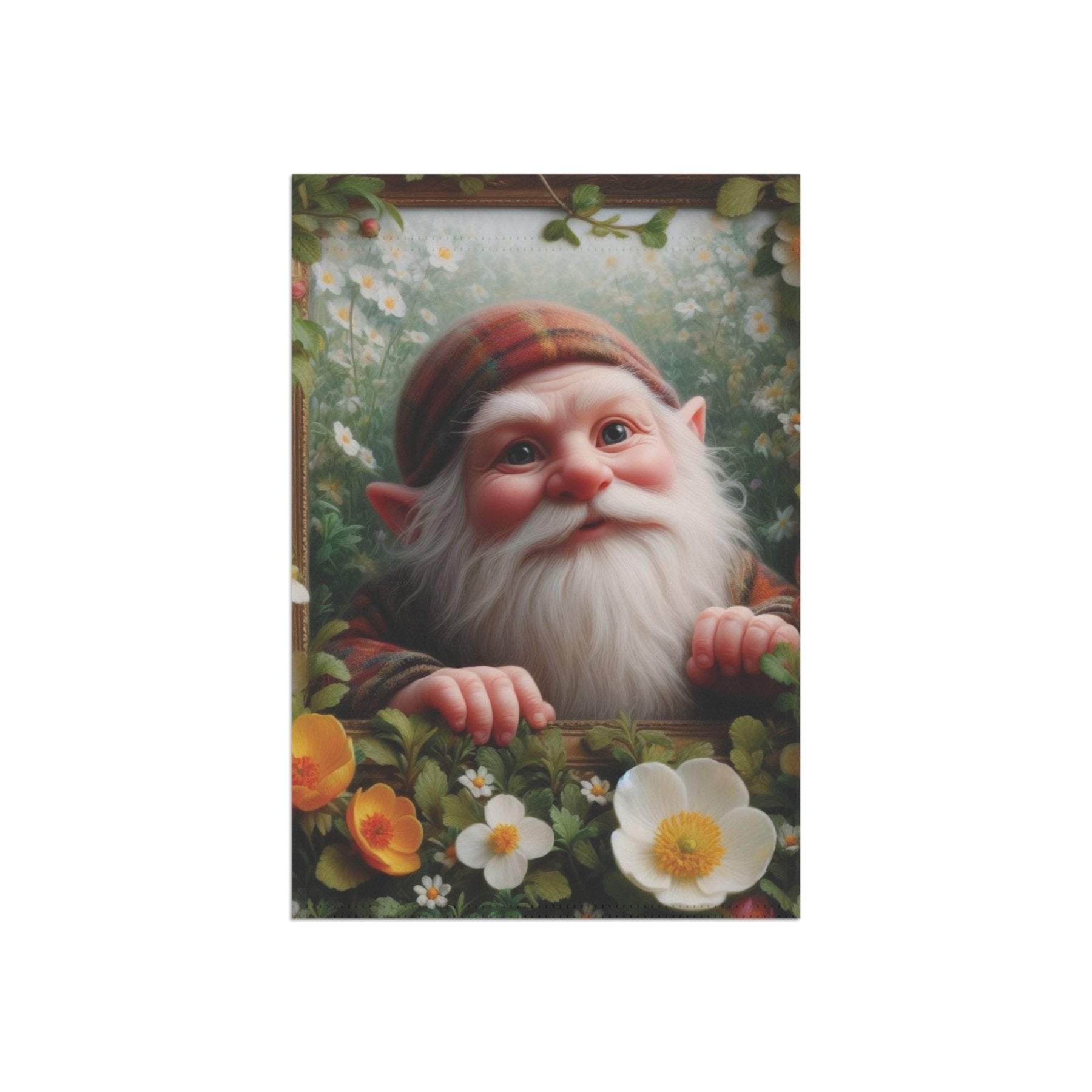 Garden Flag, Lawn Flag, House Flag, Home Flag, Gnome [3] - Janlyn's Crafts