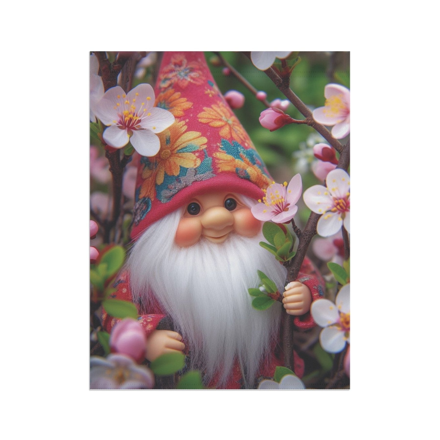 Garden Flag, Lawn Flag, House Flag, Home Flag, Gnome [6] - Janlyn's Crafts