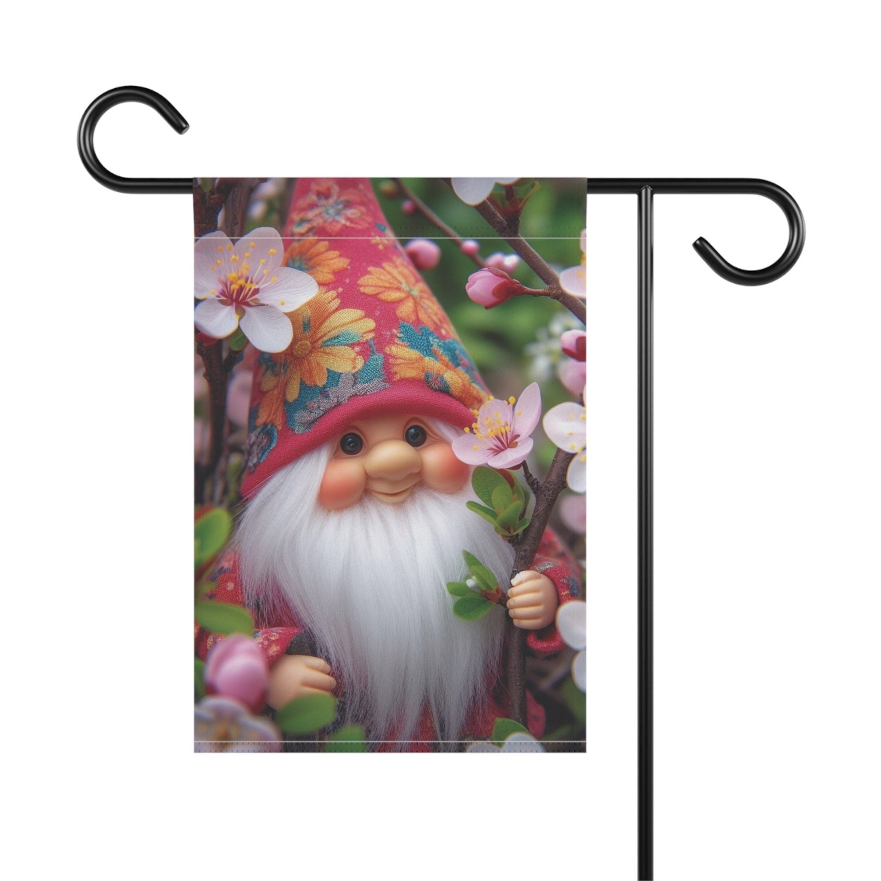 Garden Flag, Lawn Flag, House Flag, Home Flag, Gnome [6] - Janlyn's Crafts