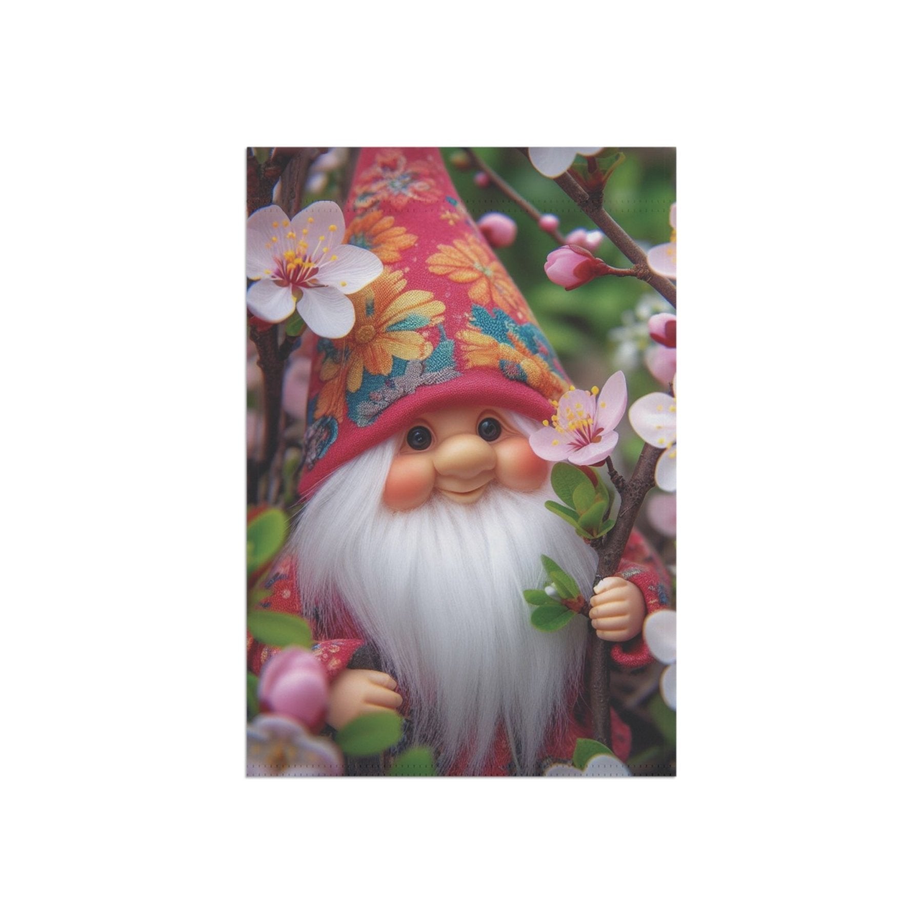 Garden Flag, Lawn Flag, House Flag, Home Flag, Gnome [6] - Janlyn's Crafts