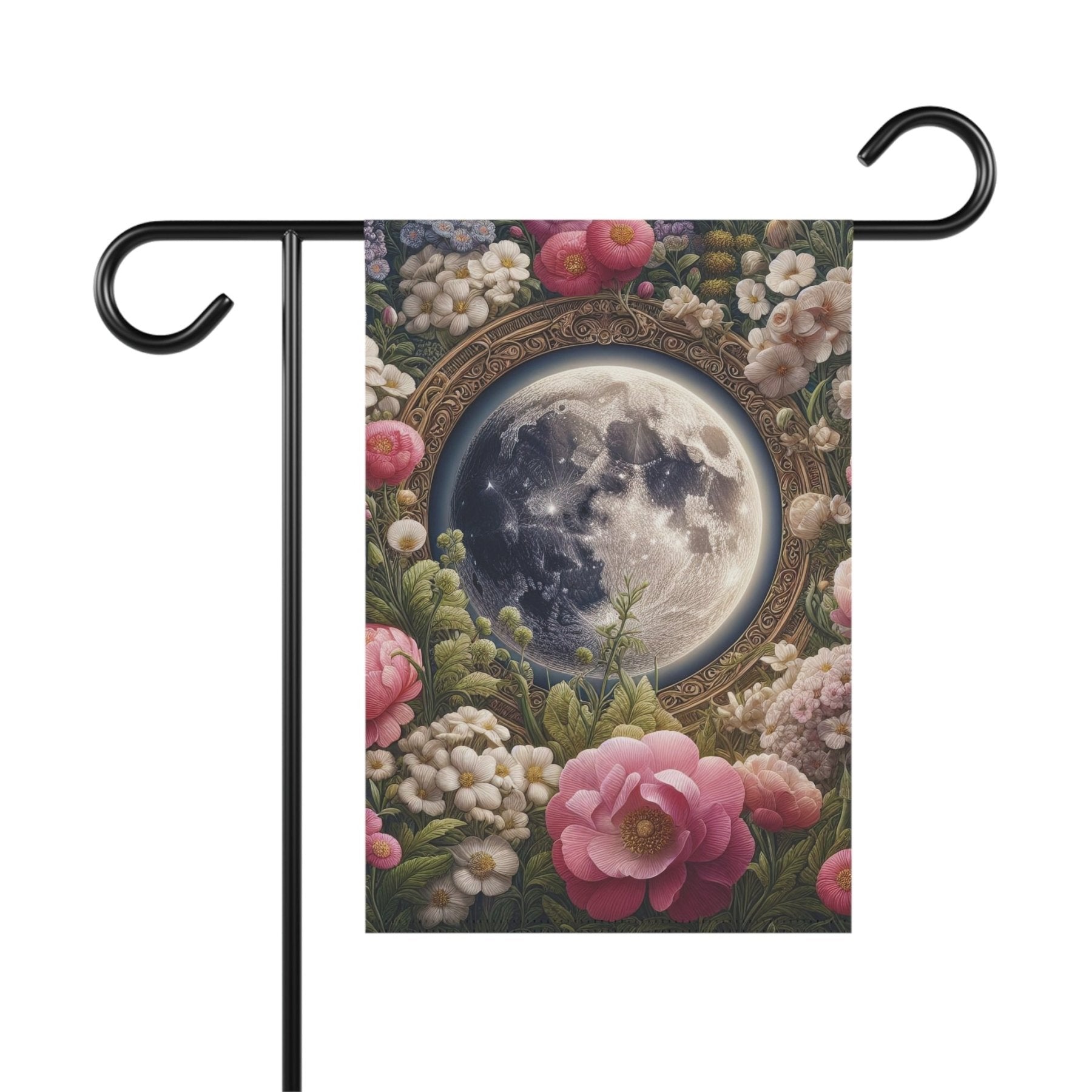 Garden Flag, Lawn Flag, House Flag, Home Flag, Moon [14] - Janlyn's Crafts