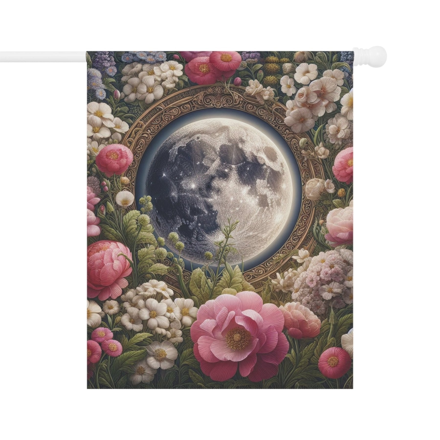 Garden Flag, Lawn Flag, House Flag, Home Flag, Moon [14] - Janlyn's Crafts