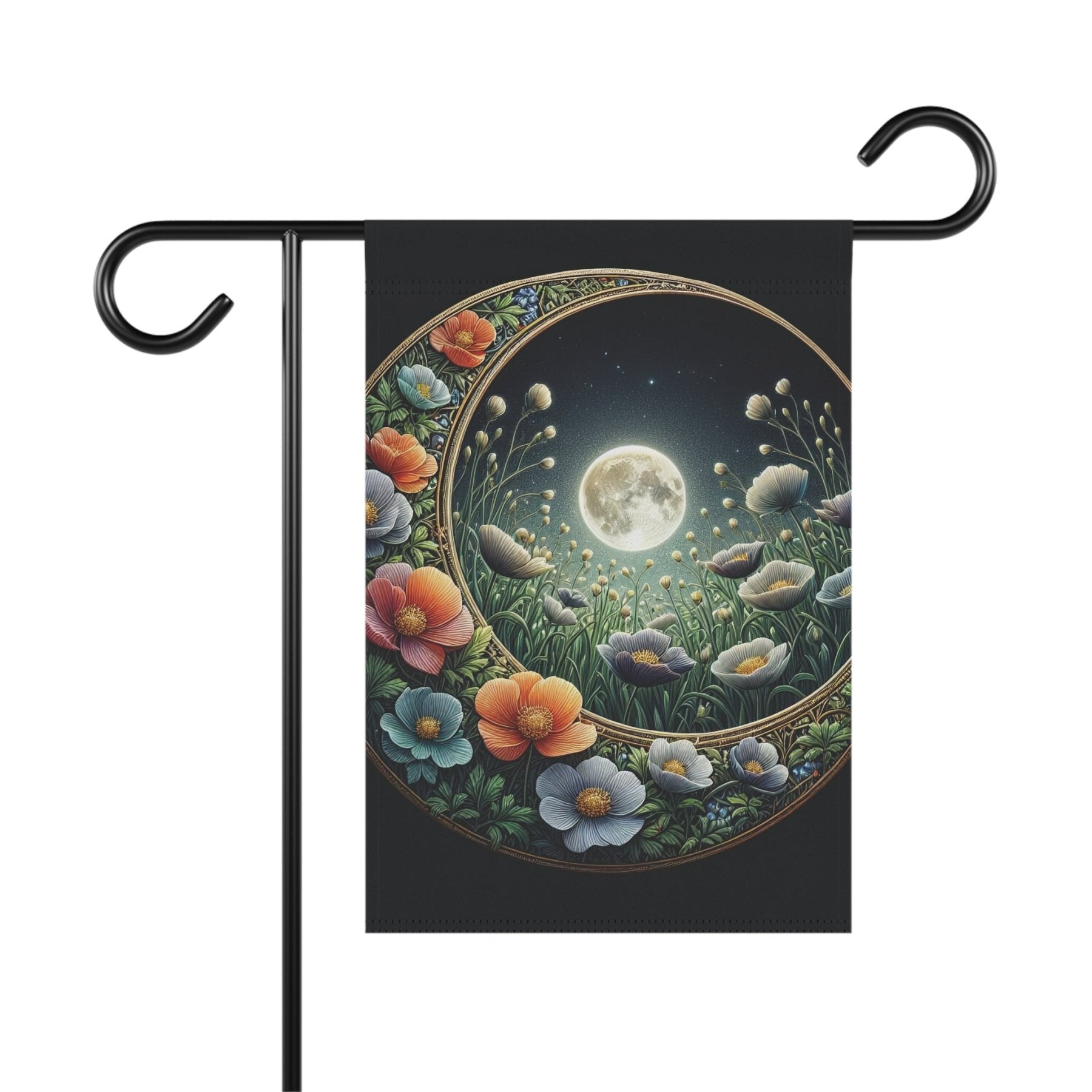 Garden Flag, Lawn Flag, House Flag, Home Flag, Moon [16] - Janlyn's Crafts