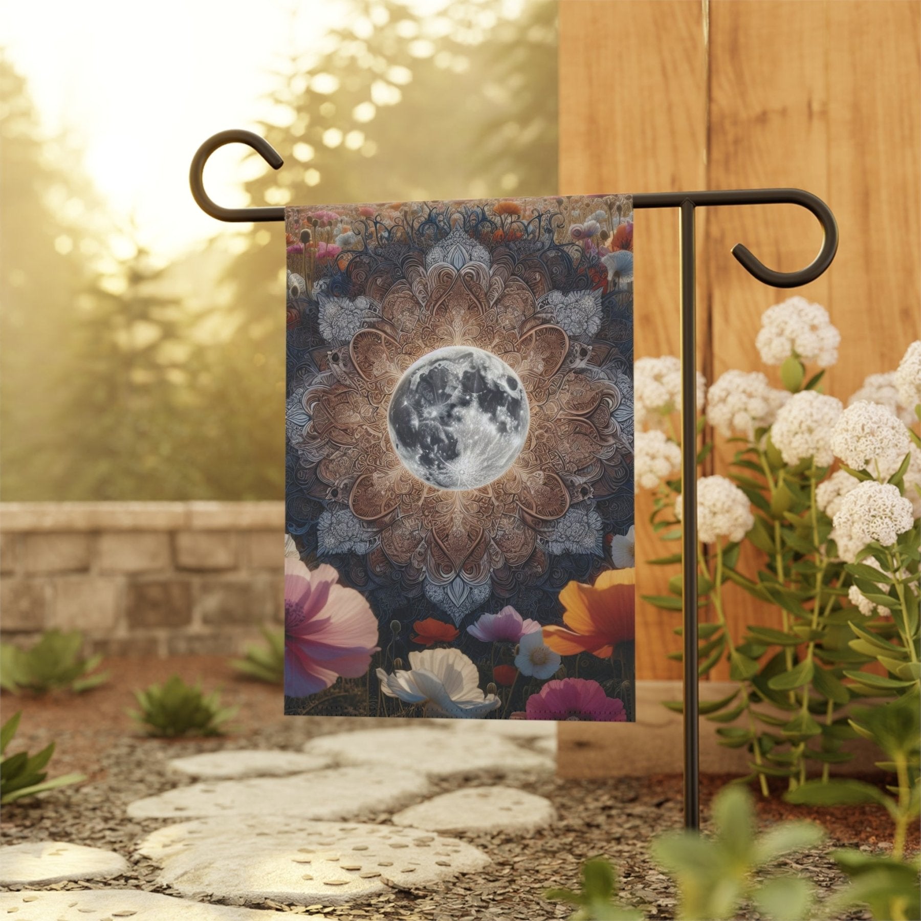 Garden Flag, Lawn Flag, House Flag, Home Flag, Moon [18] - Janlyn's Crafts