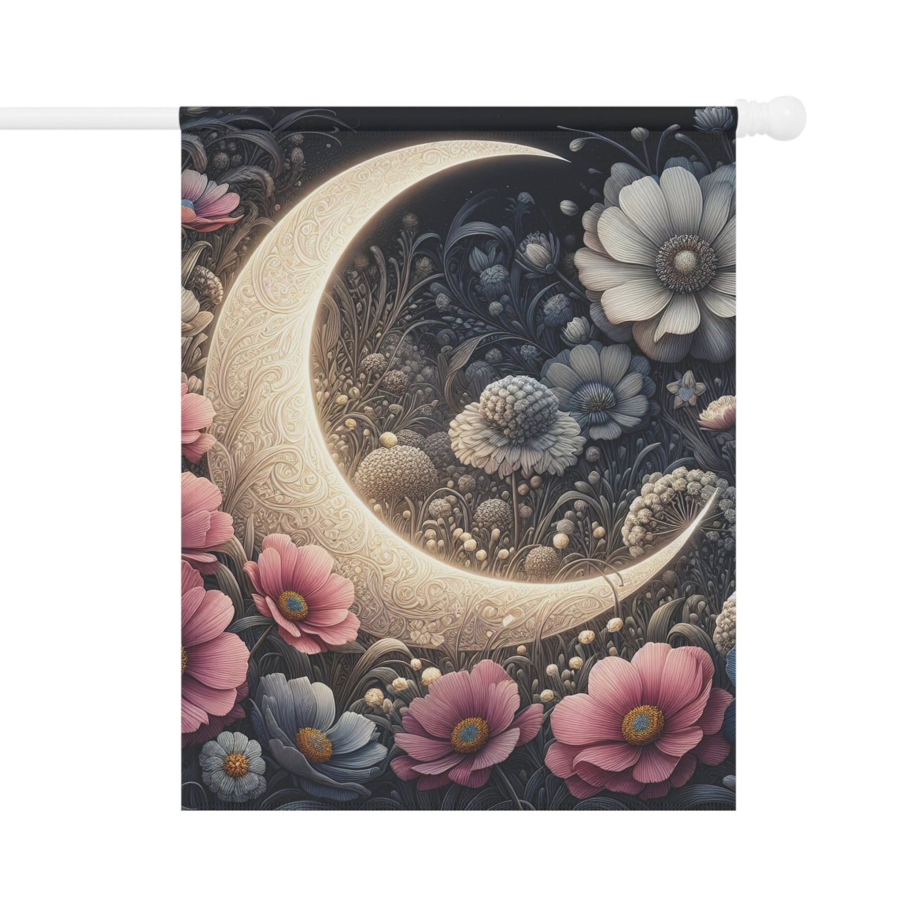 Garden Flag, Lawn Flag, House Flag, Home Flag, Moon [19] - Janlyn's Crafts