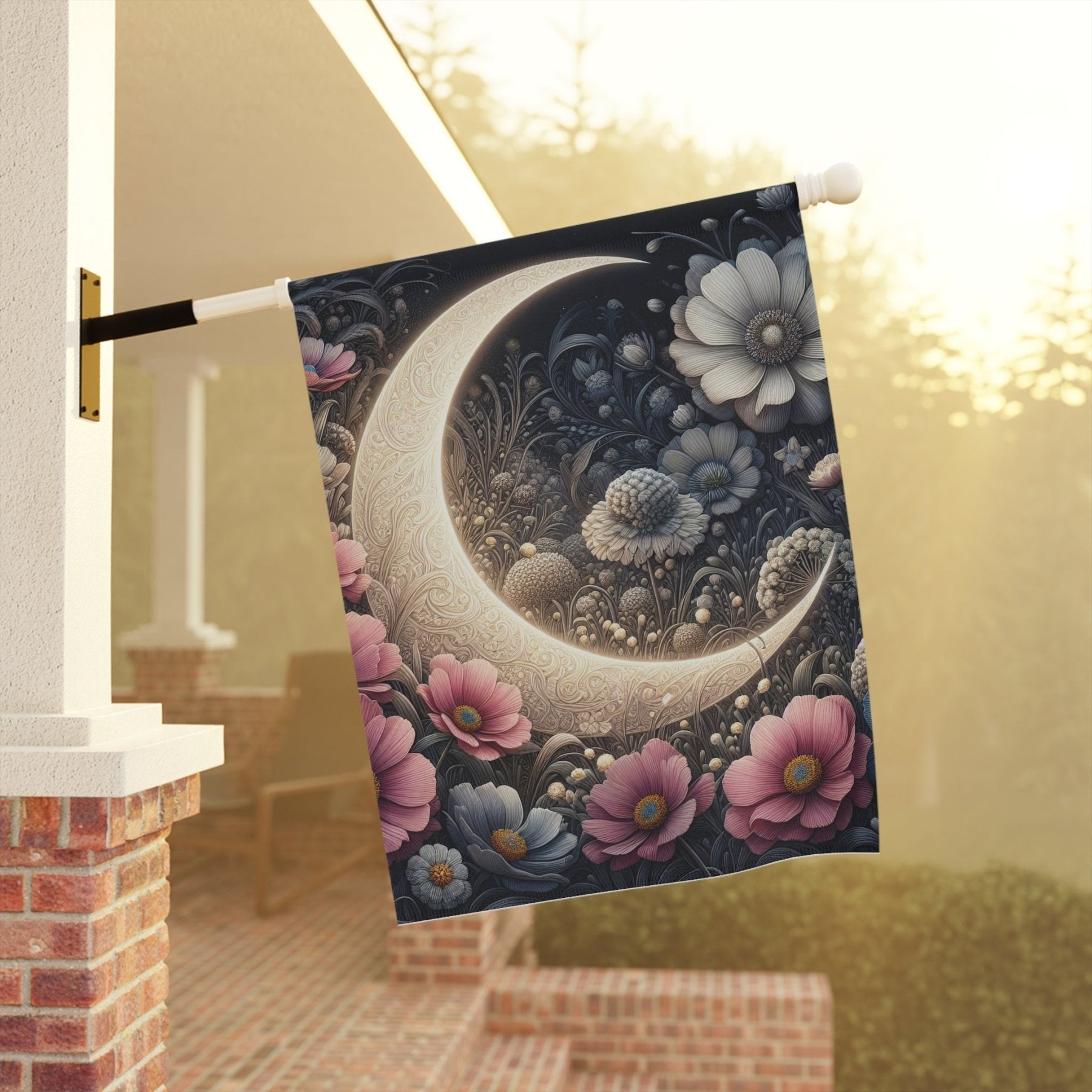 Garden Flag, Lawn Flag, House Flag, Home Flag, Moon [19] - Janlyn's Crafts