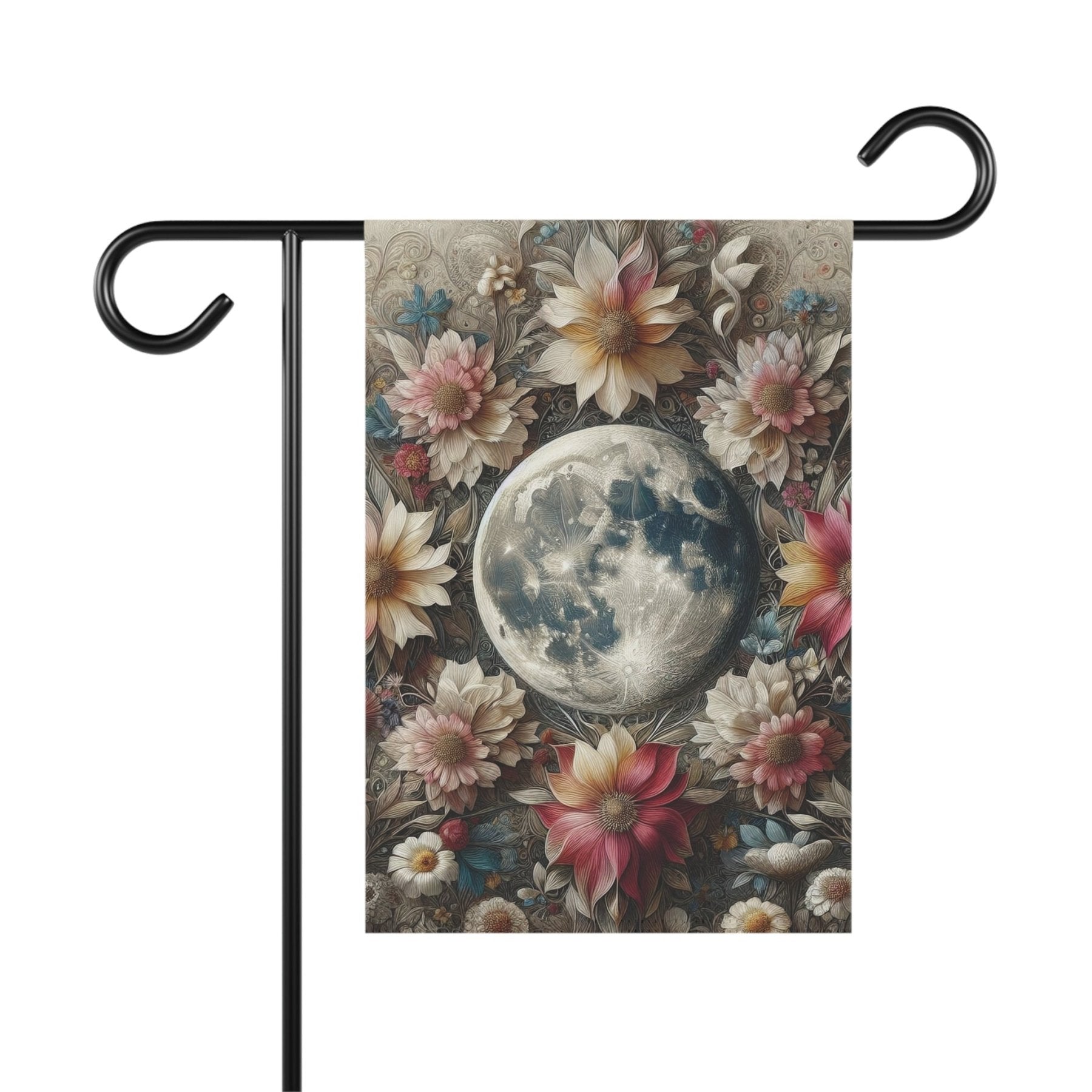 Garden Flag, Lawn Flag, House Flag, Home Flag, Moon [2] - Janlyn's Crafts