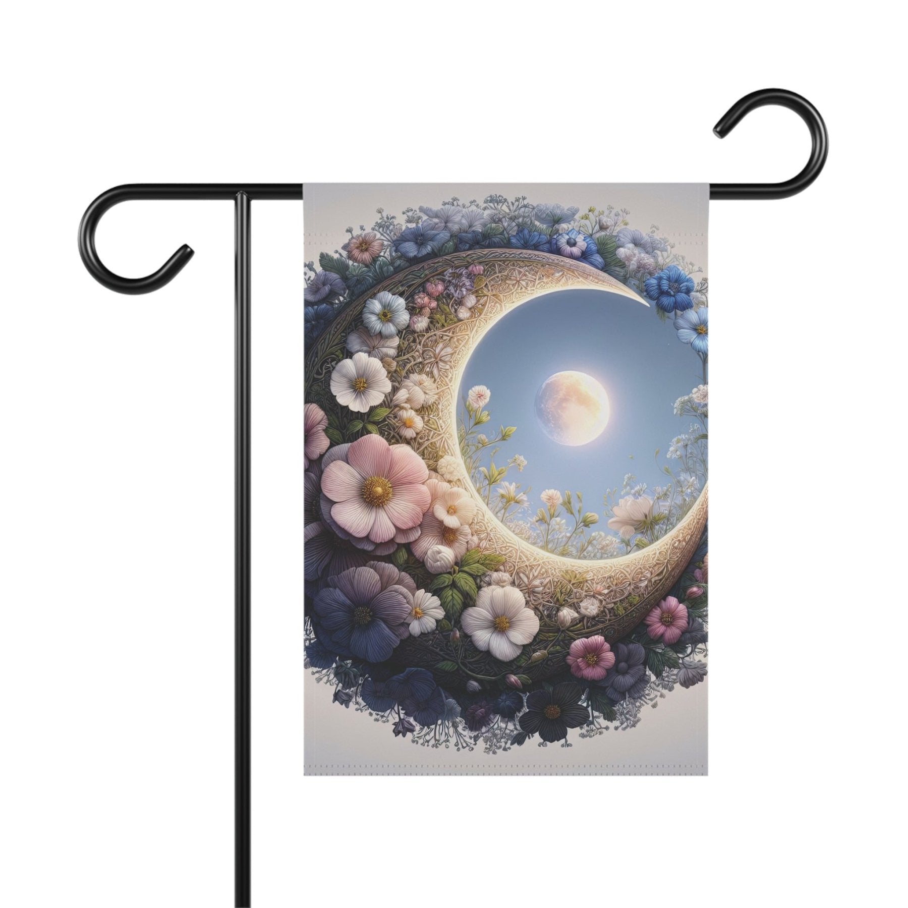 Garden Flag, Lawn Flag, House Flag, Home Flag, Moon [20] - Janlyn's Crafts