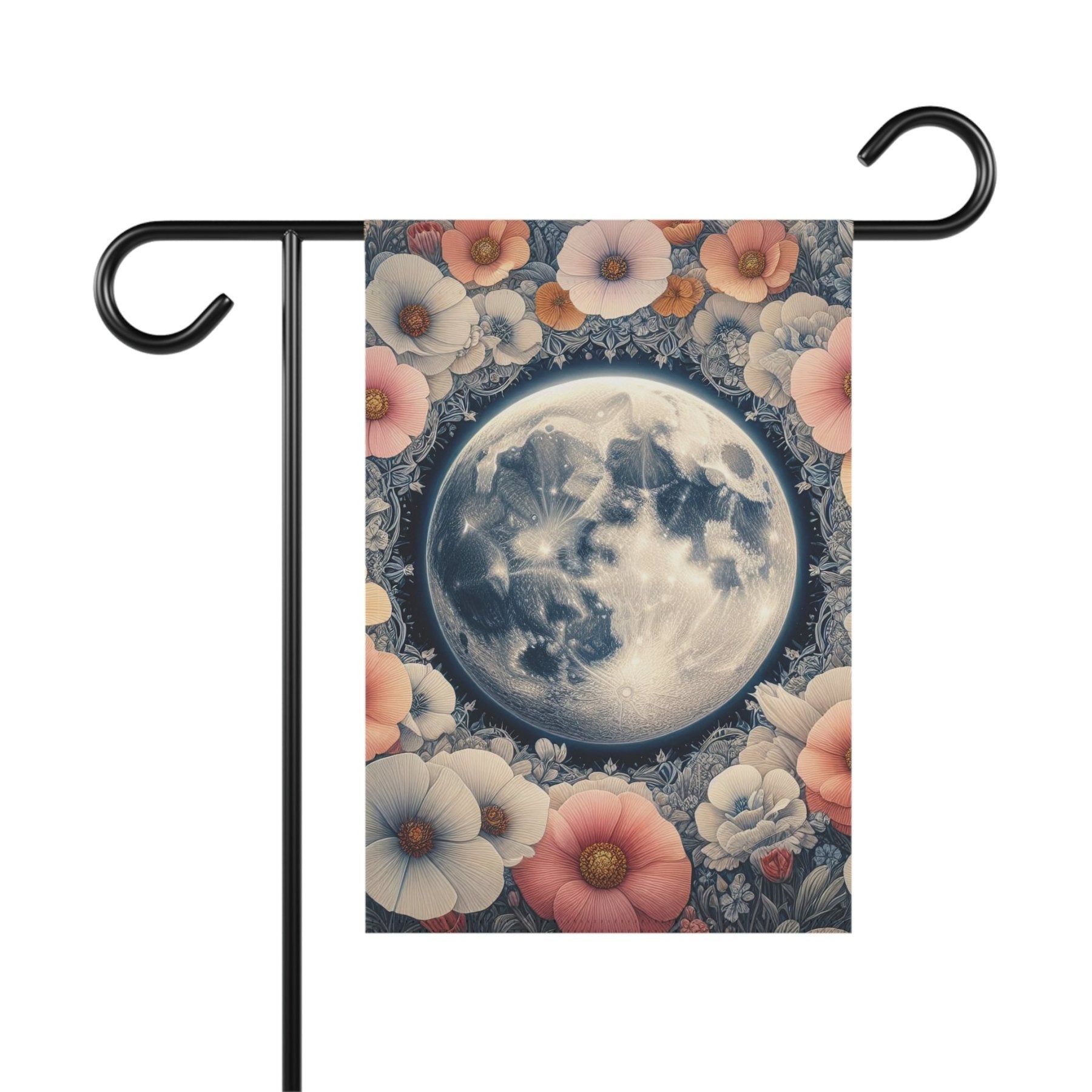 Garden Flag, Lawn Flag, House Flag, Home Flag, Moon [7] - Janlyn's Crafts