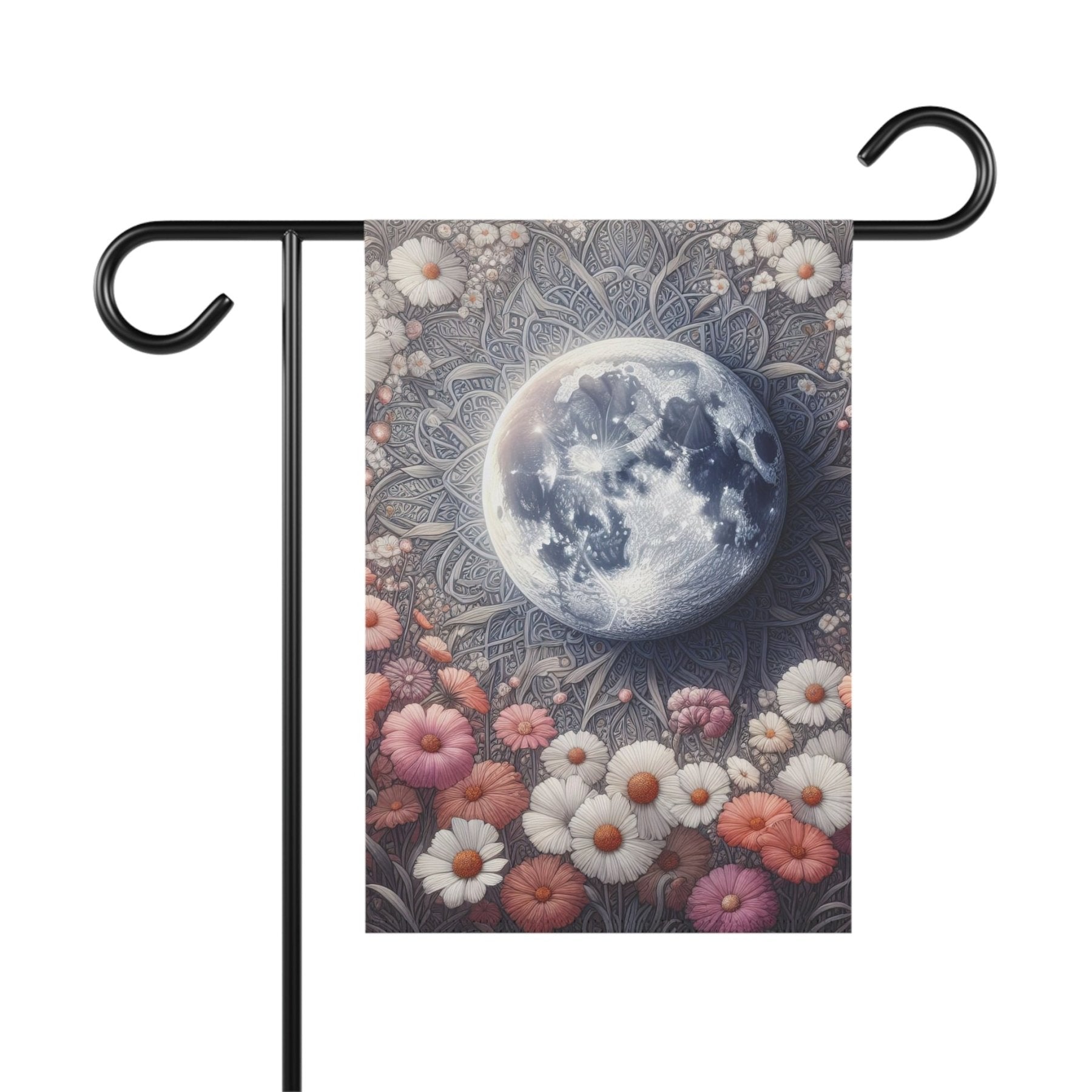 Garden Flag, Lawn Flag, House Flag, Home Flag, Moon [8] - Janlyn's Crafts