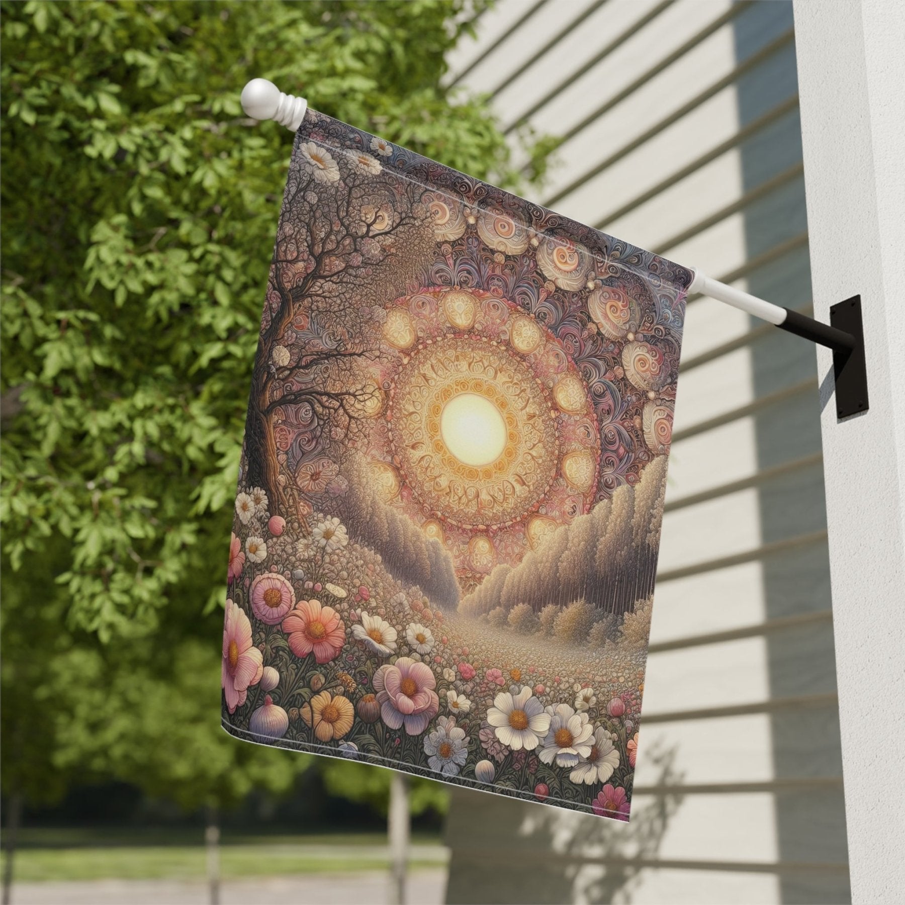 Garden Flag, Lawn Flag, House Flag, Home Flag, Sun [10] - Janlyn's Crafts