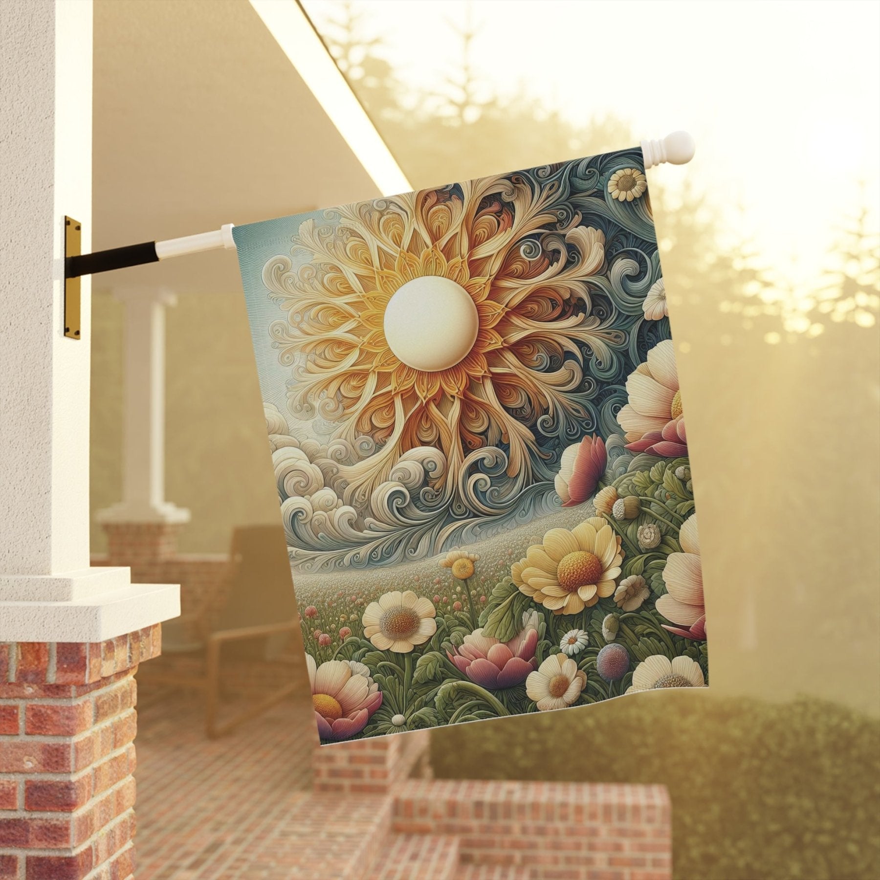 Garden Flag, Lawn Flag, House Flag, Home Flag, Sun [15] - Janlyn's Crafts