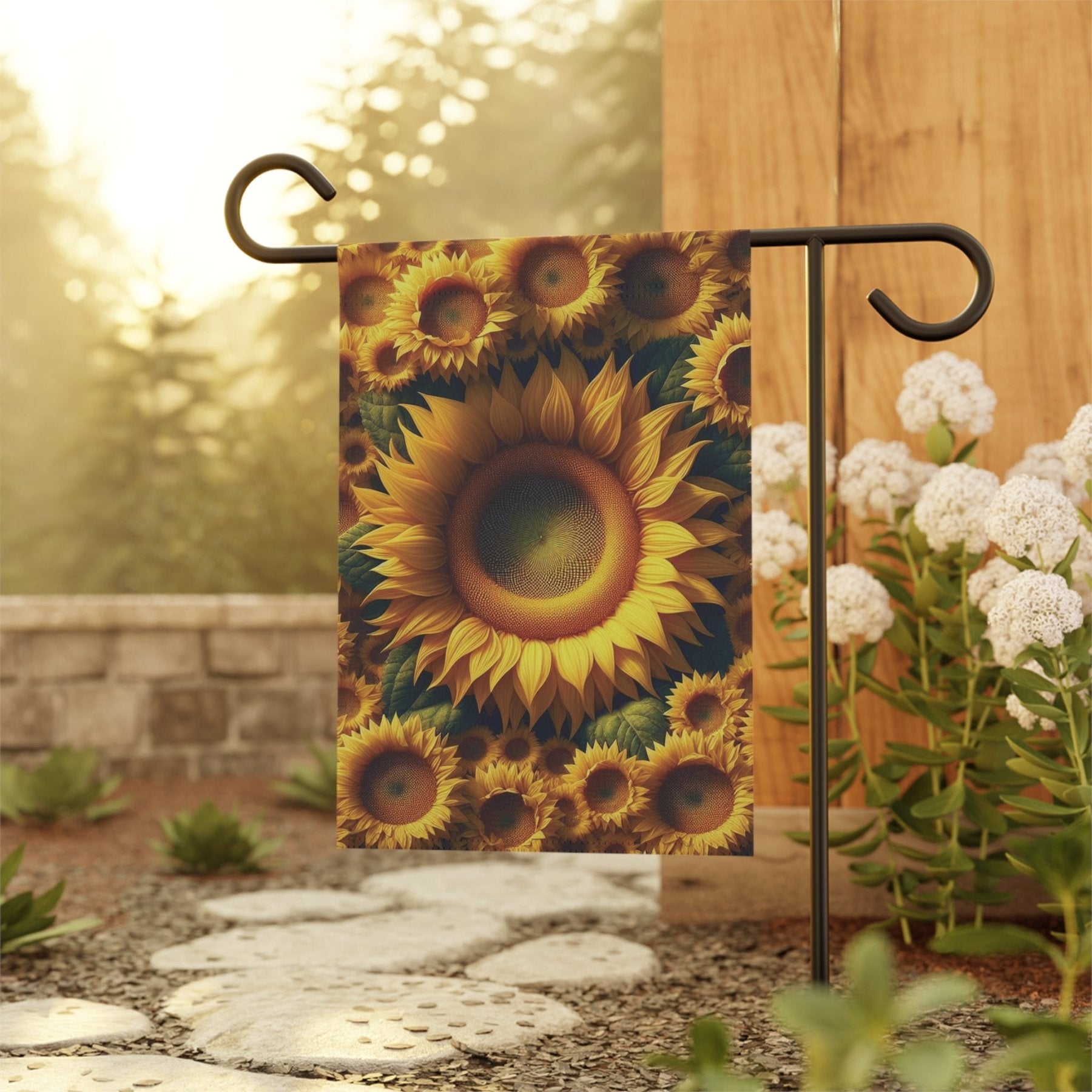 Garden Flag, Lawn Flag, House Flag, Home Flag, Sunflower [1] - Janlyn's Crafts