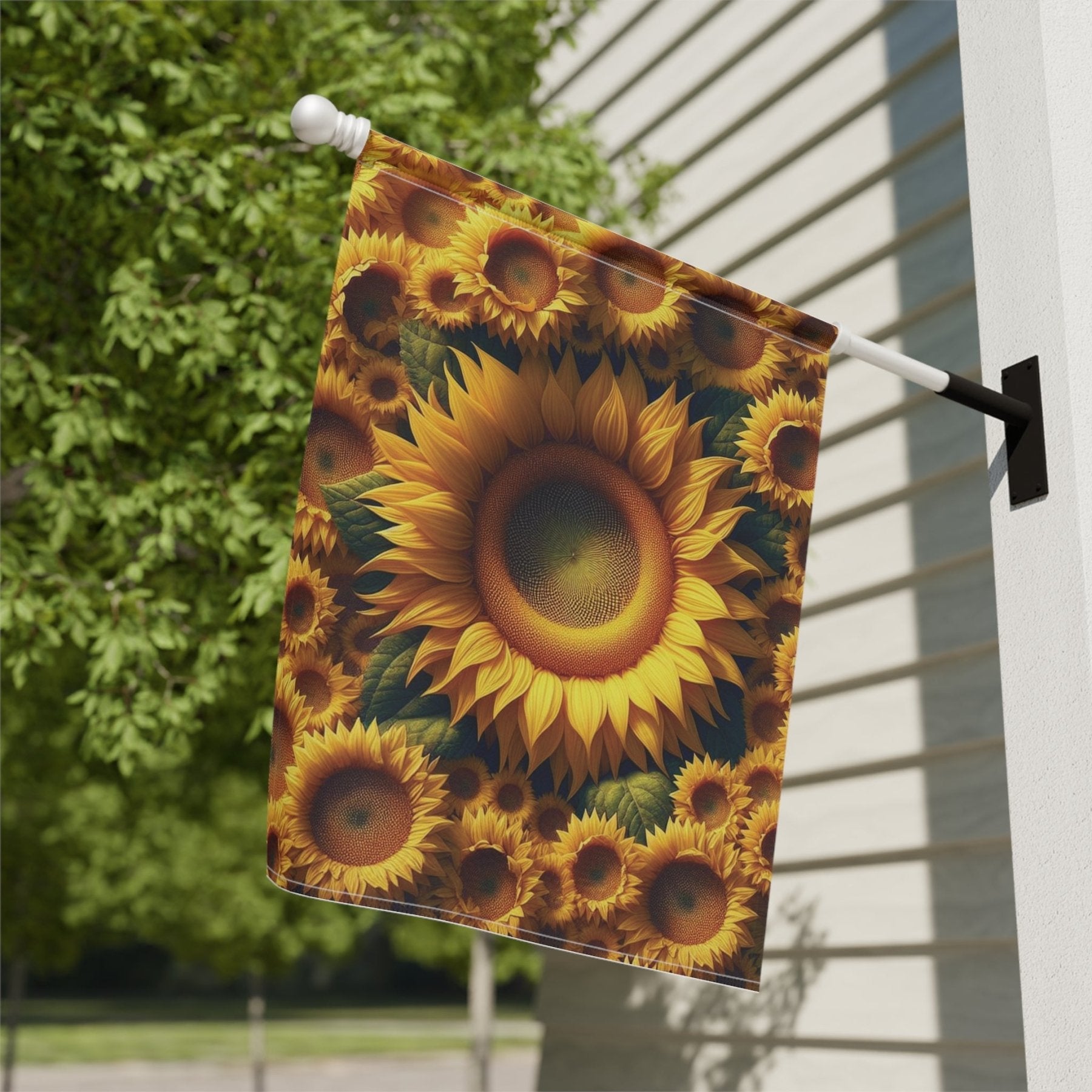 Garden Flag, Lawn Flag, House Flag, Home Flag, Sunflower [1] - Janlyn's Crafts