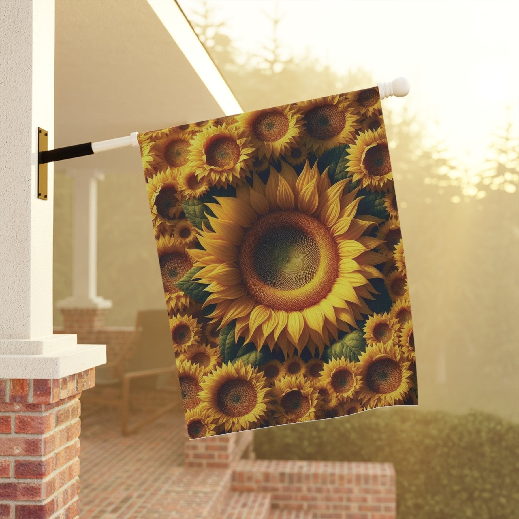 Garden Flag, Lawn Flag, House Flag, Home Flag, Sunflower [1] - Janlyn's Crafts