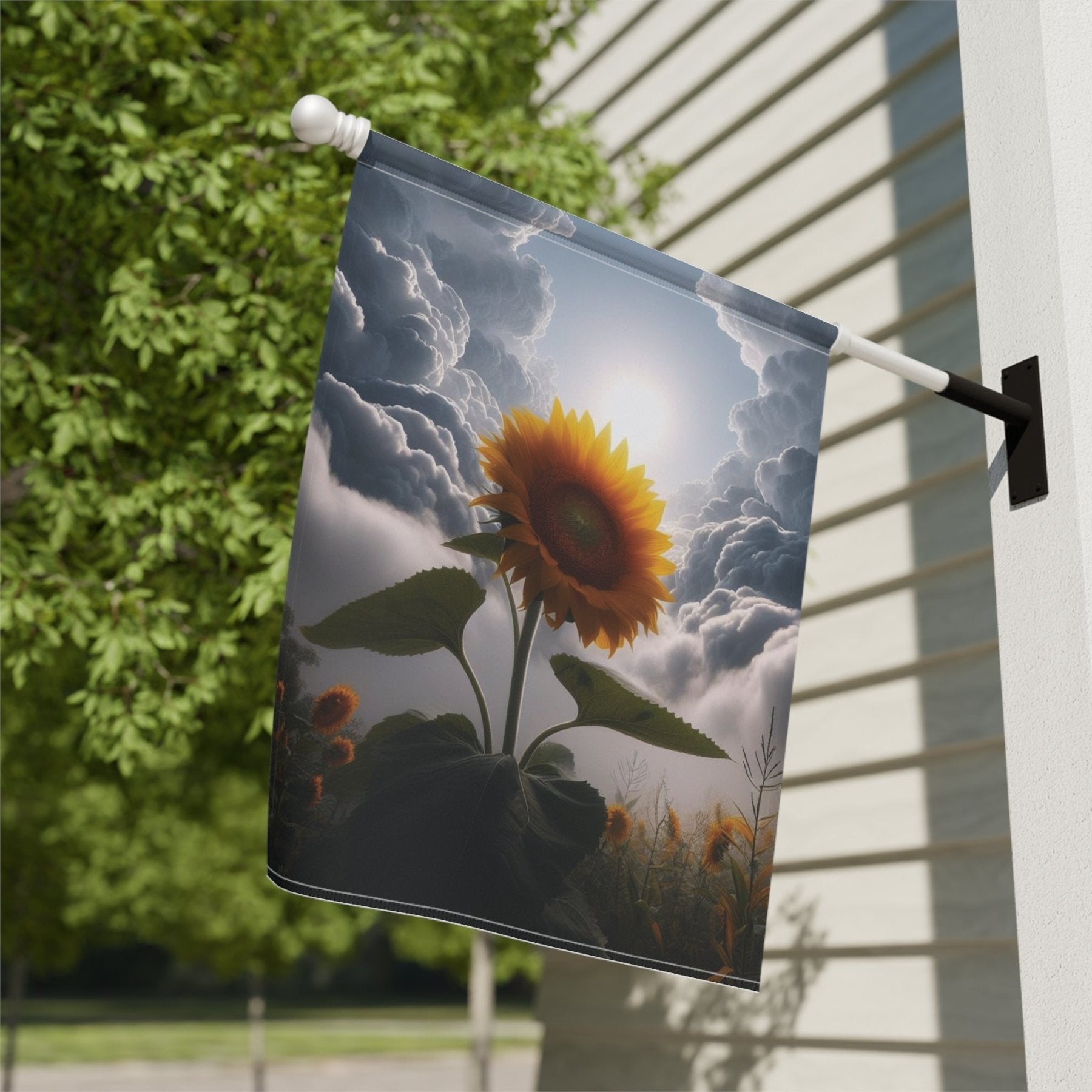 Garden Flag, Lawn Flag, House Flag, Home Flag, Sunflower [10] - Janlyn's Crafts